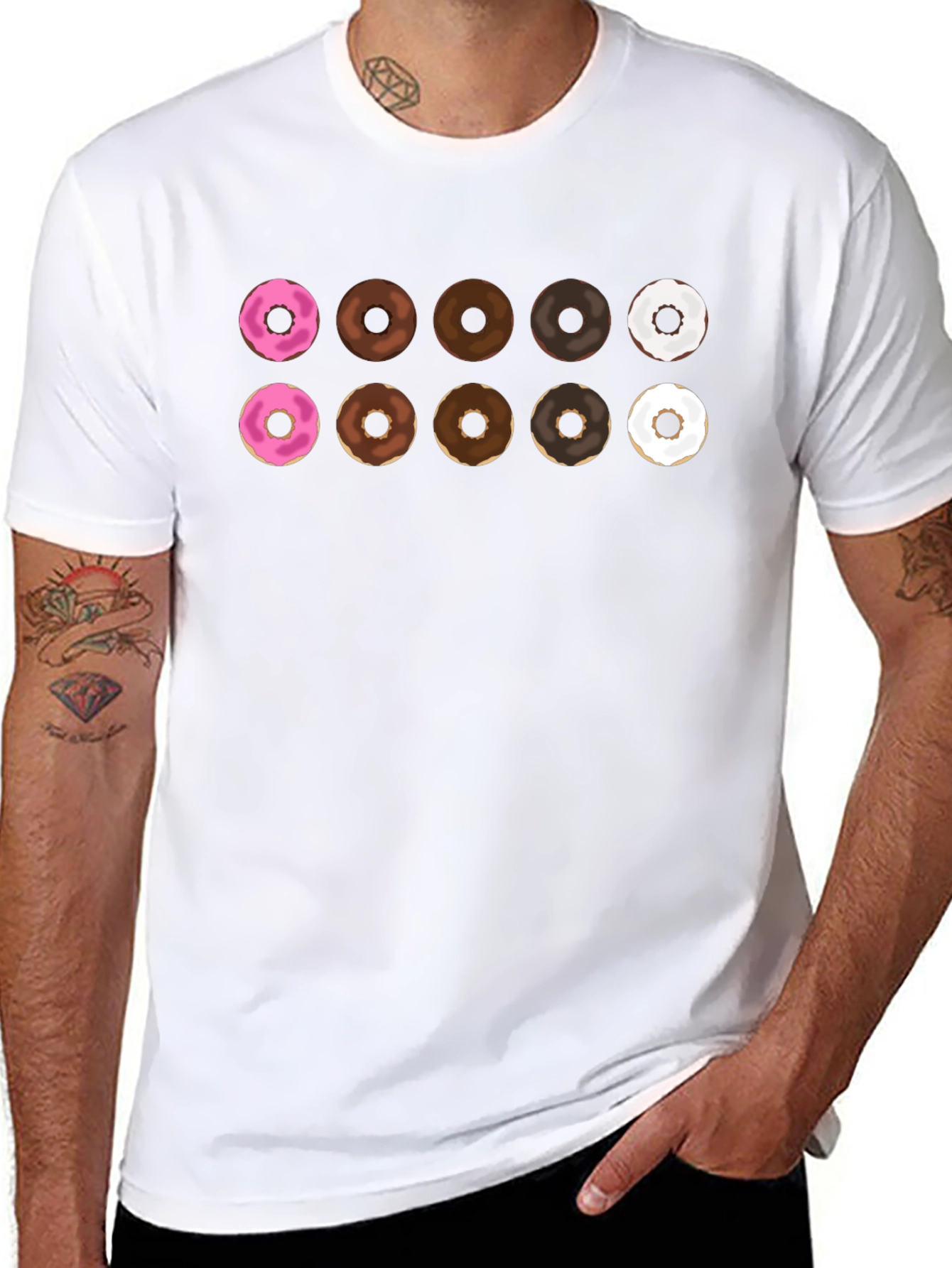 Donut Lover T-Shirt - Sweet Treat Graphic Tee