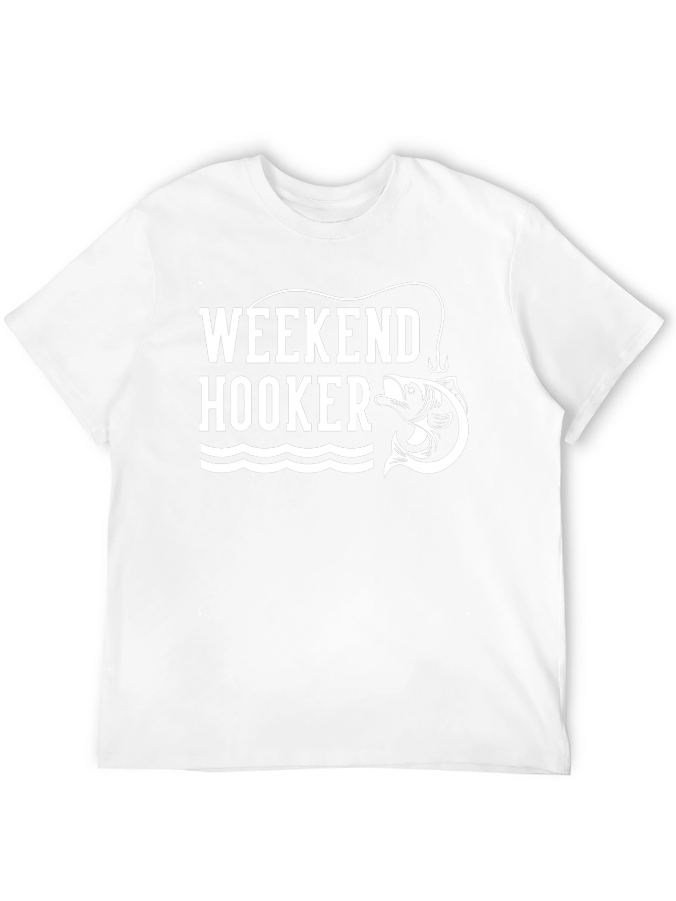 Weekend Hooker Fishing T-Shirt - Black