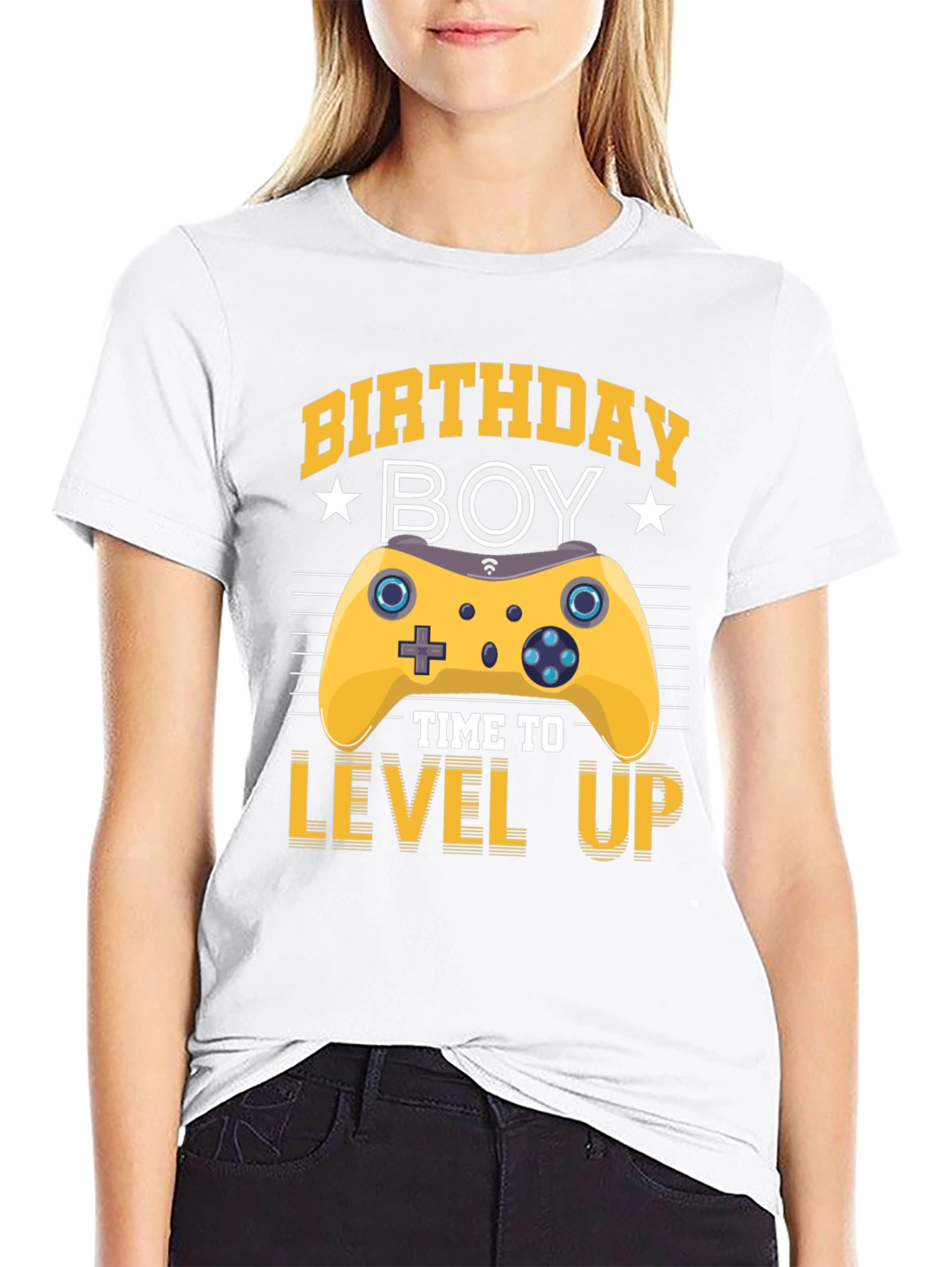 Birthday Boy Level Up Gaming T-Shirt