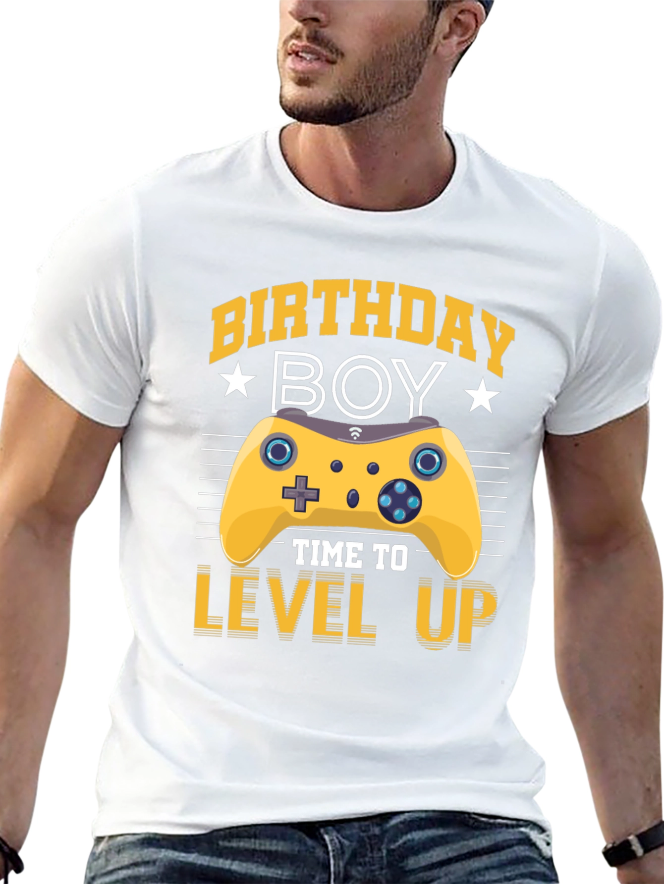 Birthday Boy Level Up Gaming T-Shirt