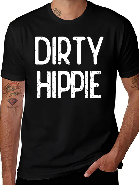 Dirty Hippie Graphic T-Shirt - Black