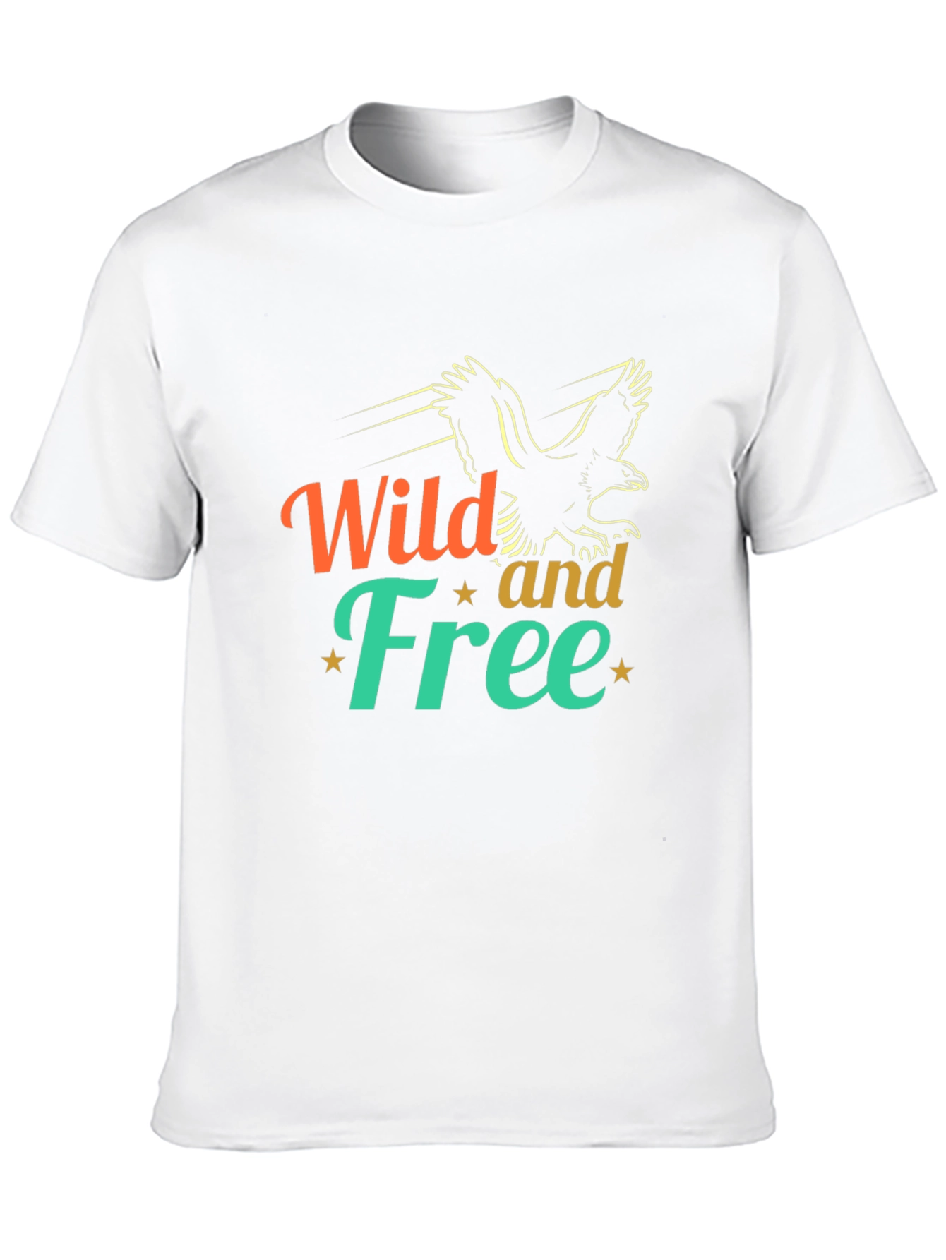 Wild and Free Eagle Graphic T-Shirt