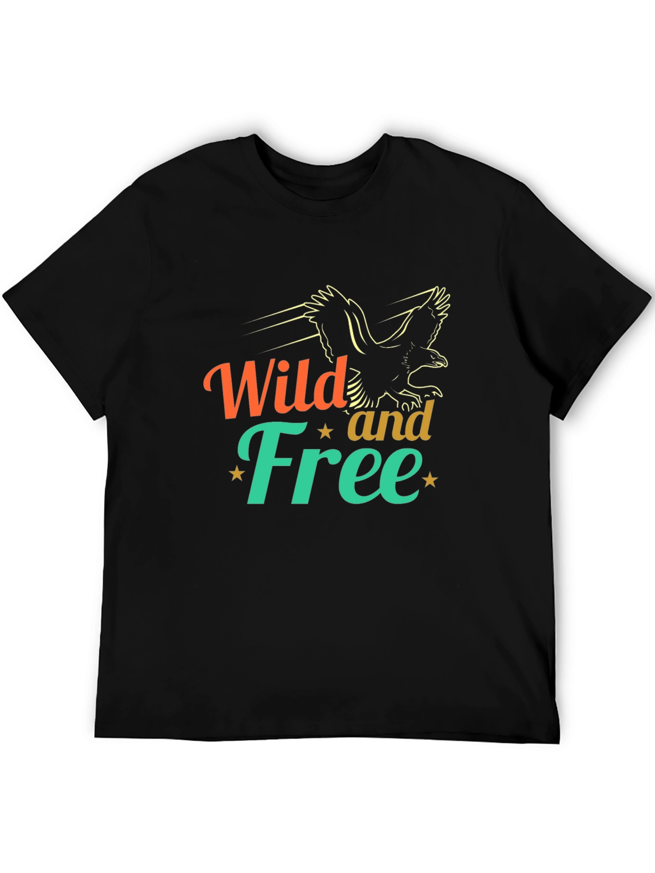 Wild and Free Eagle Graphic T-Shirt