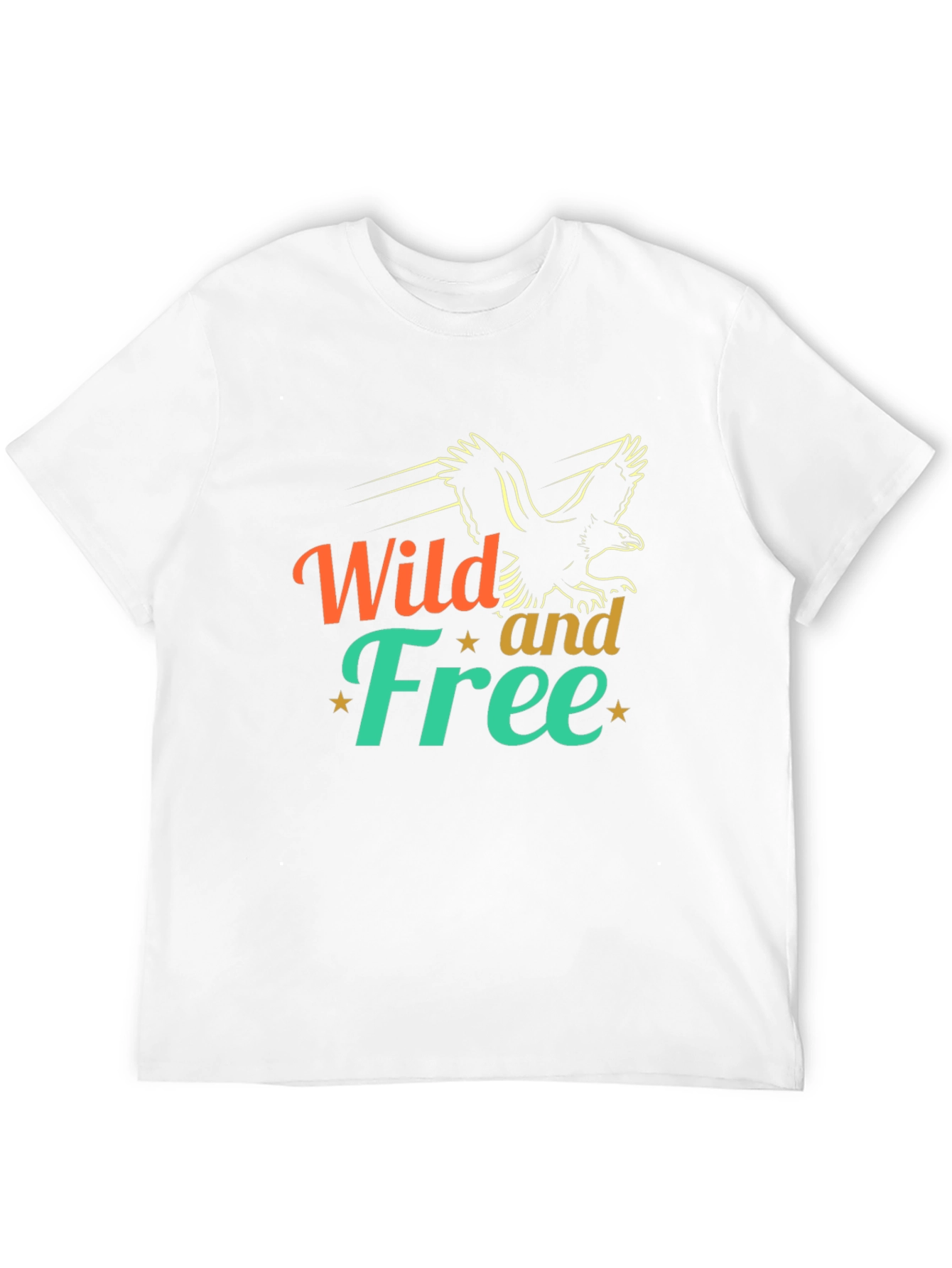 Wild and Free Eagle Graphic T-Shirt