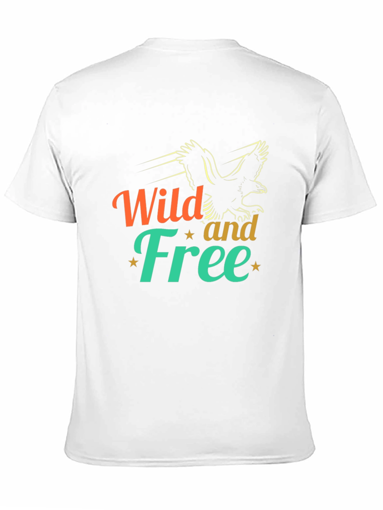 Wild and Free Eagle Graphic T-Shirt