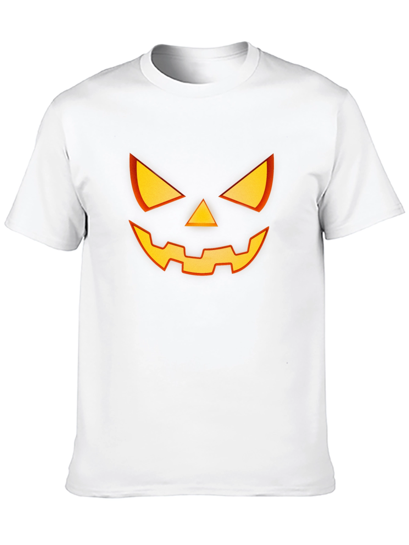 Halloween Pumpkin Face Graphic T-Shirt