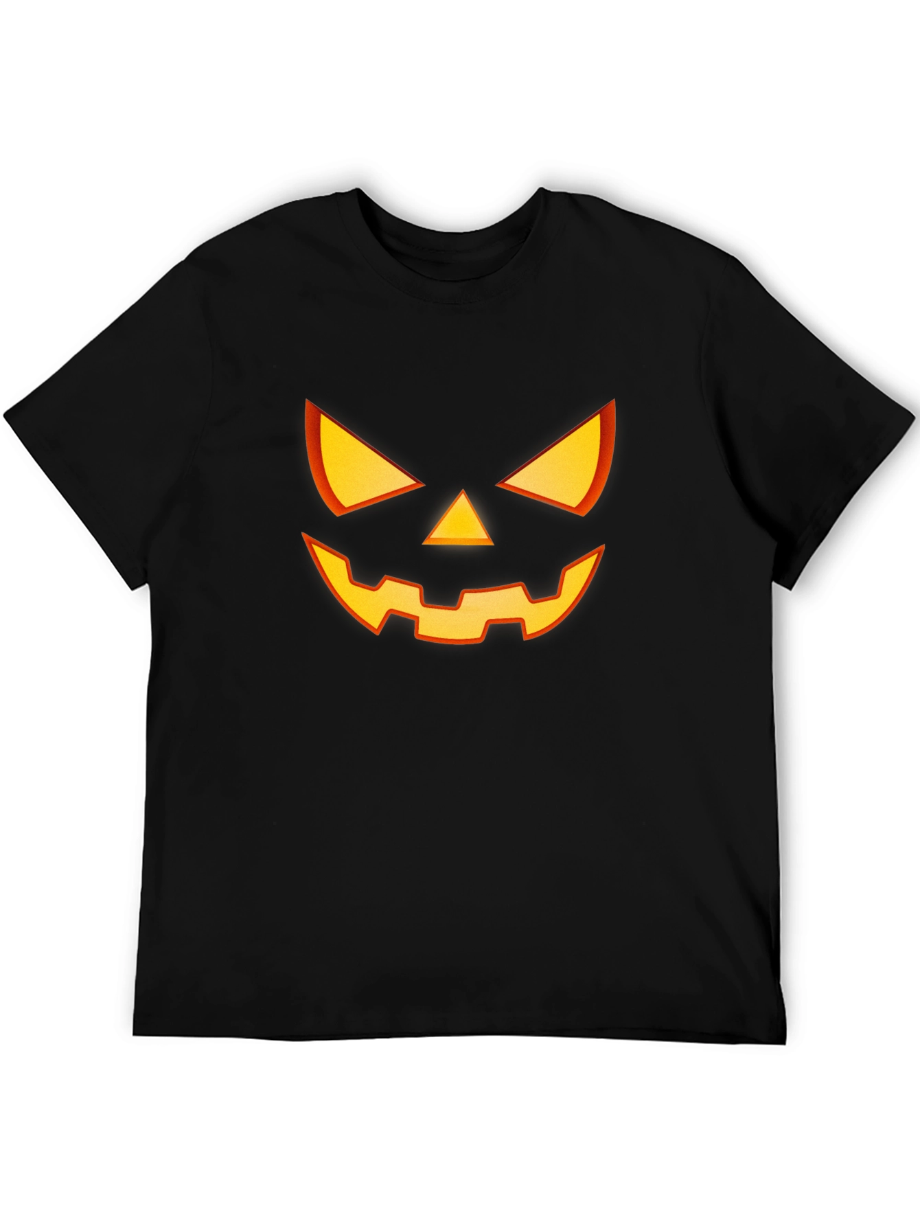 Halloween Pumpkin Face Graphic T-Shirt