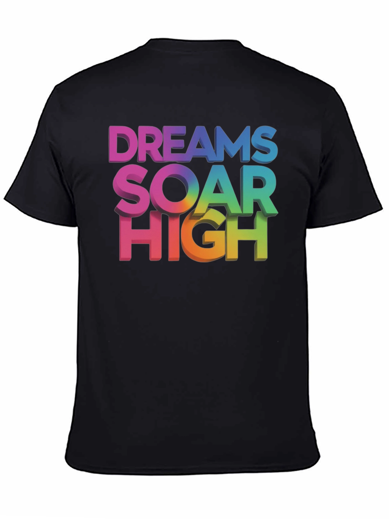 Dreams Soar High Graphic Tee - Black