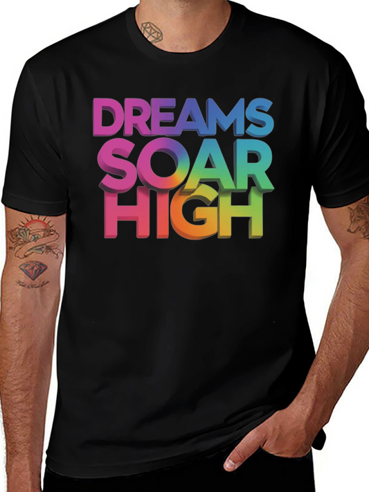 Dreams Soar High Graphic Tee - Black