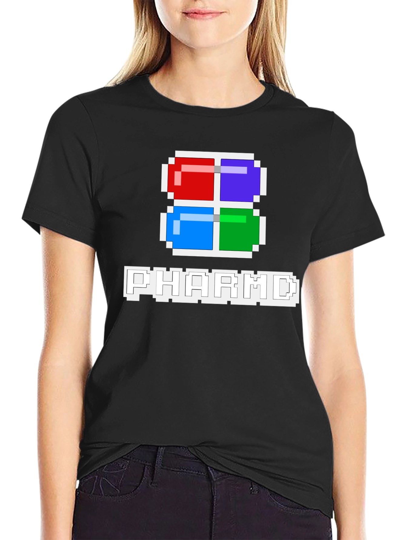 PharmD Pixel Pill T-Shirt - Gamer Style Tee