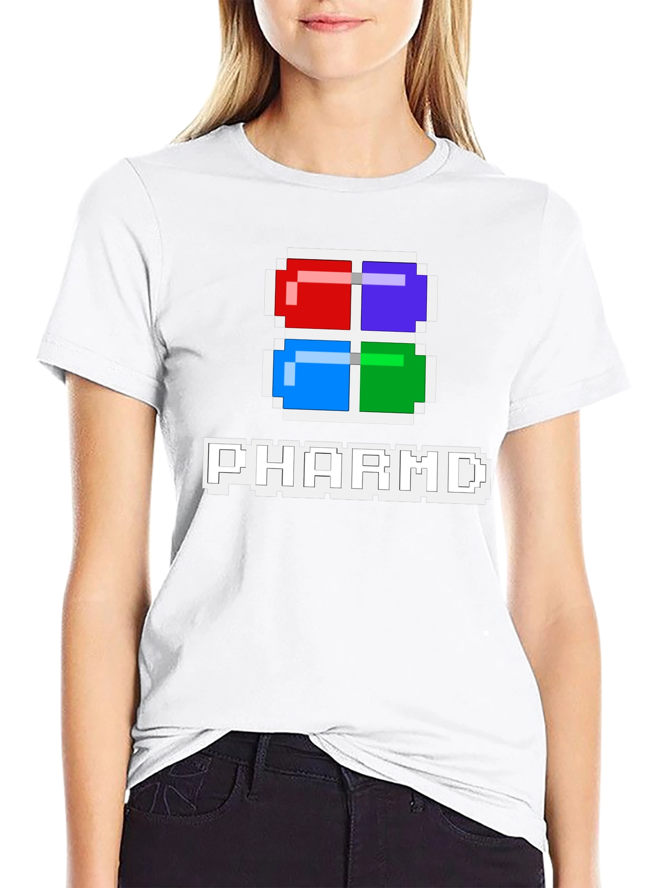 PharmD Pixel Pill T-Shirt - Gamer Style Tee