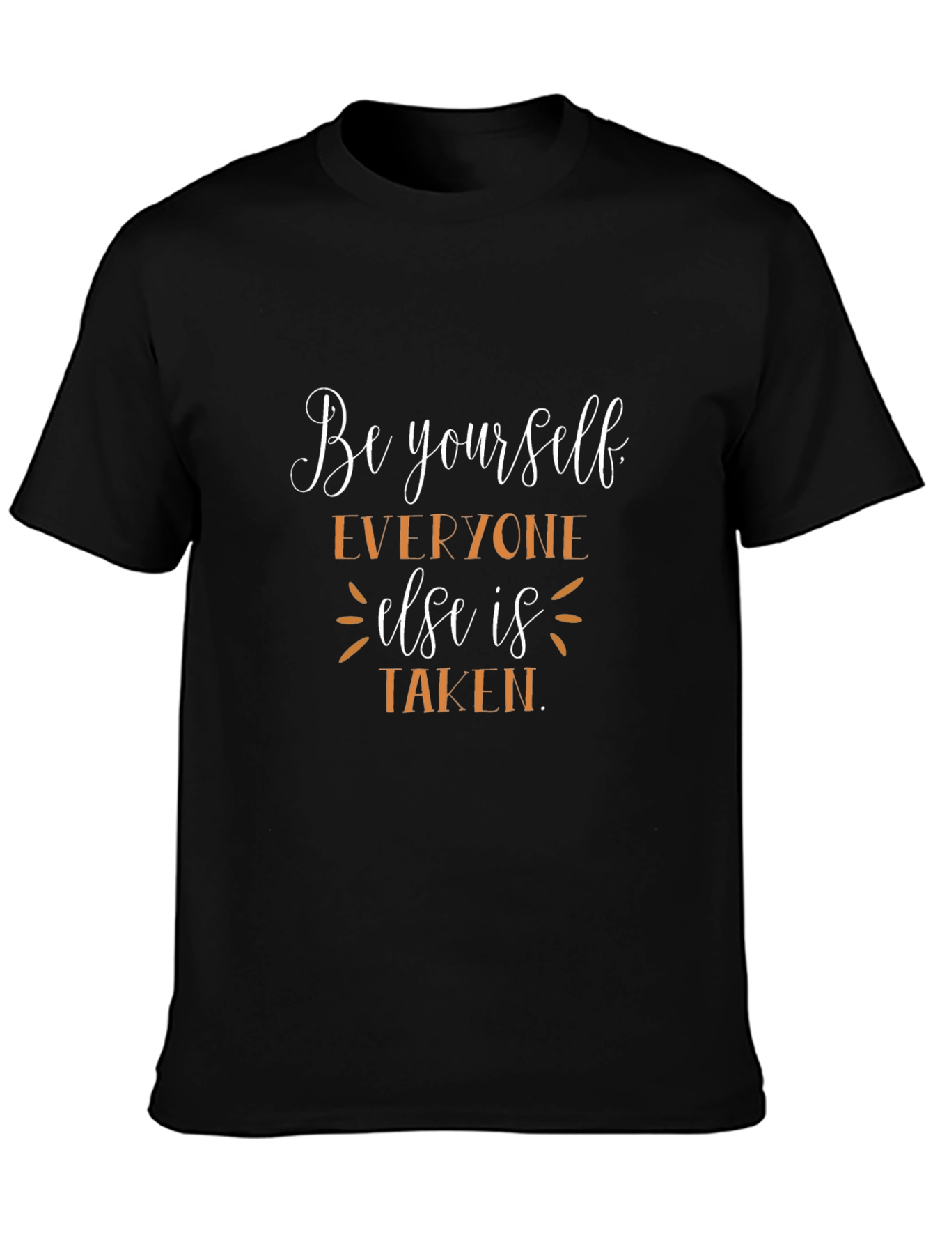 Be Yourself Graphic Tee - Inspirational Quote Shirt