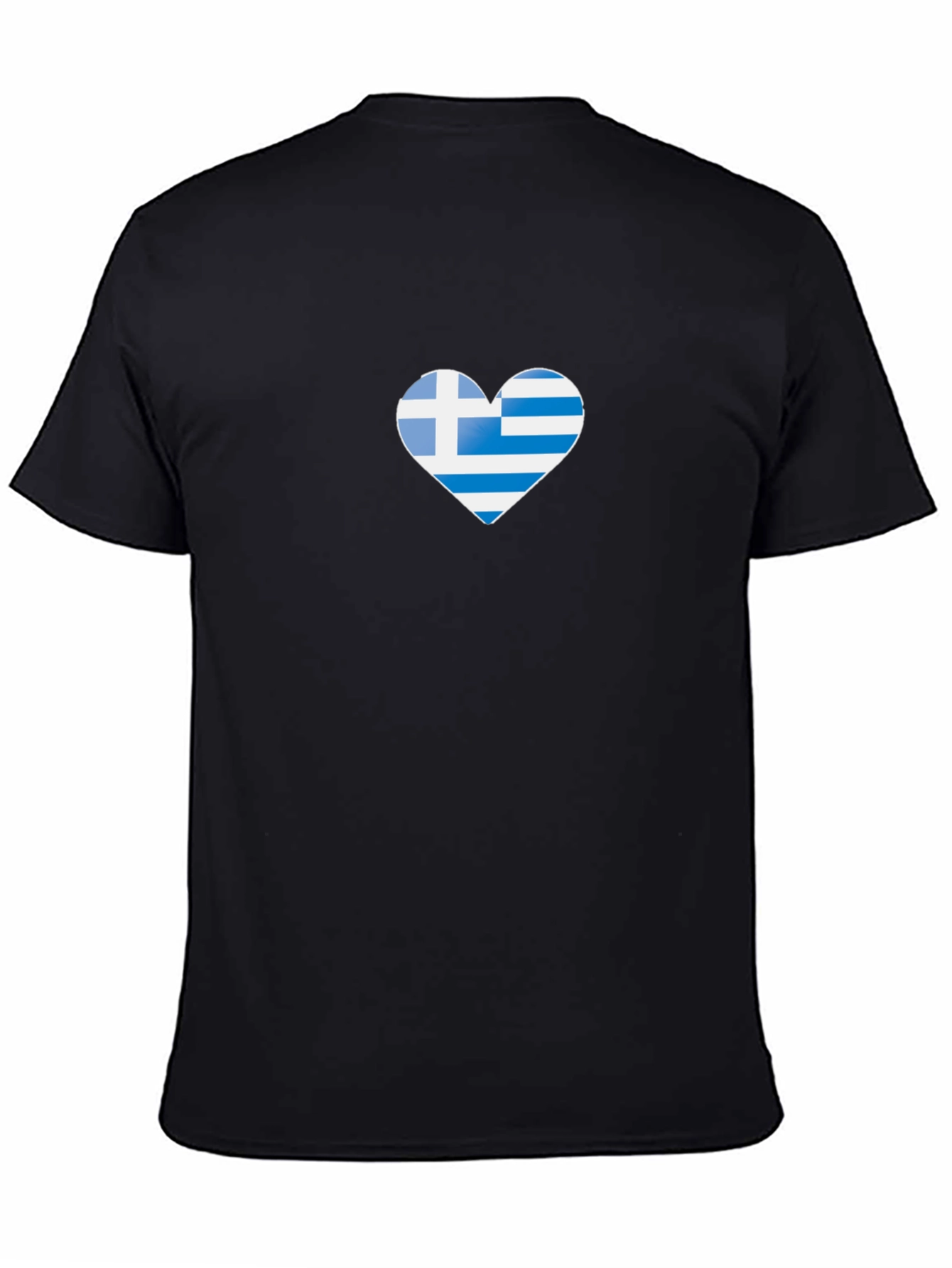 Greek Flag Heart T-Shirt