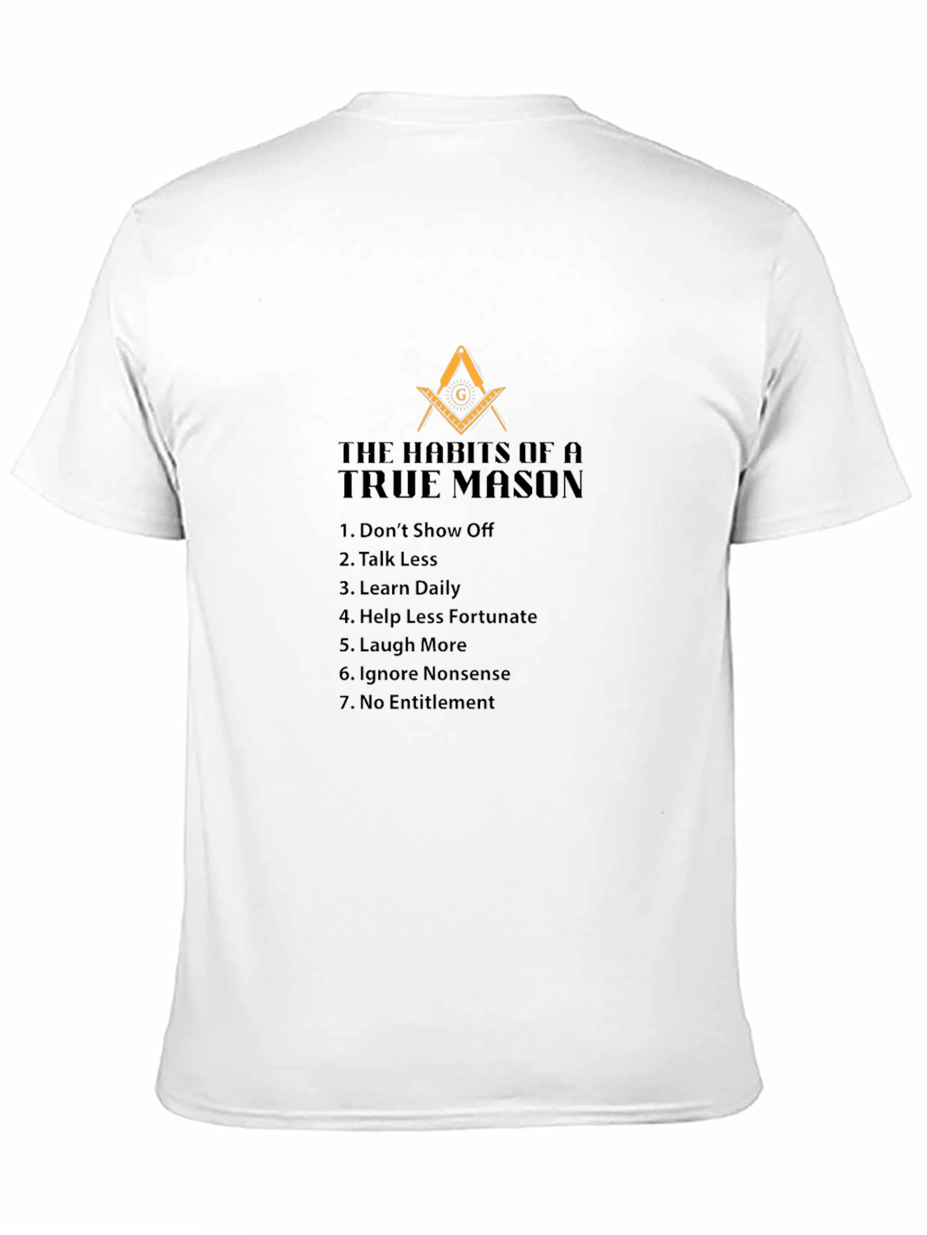 True Mason Habits Graphic T-Shirt