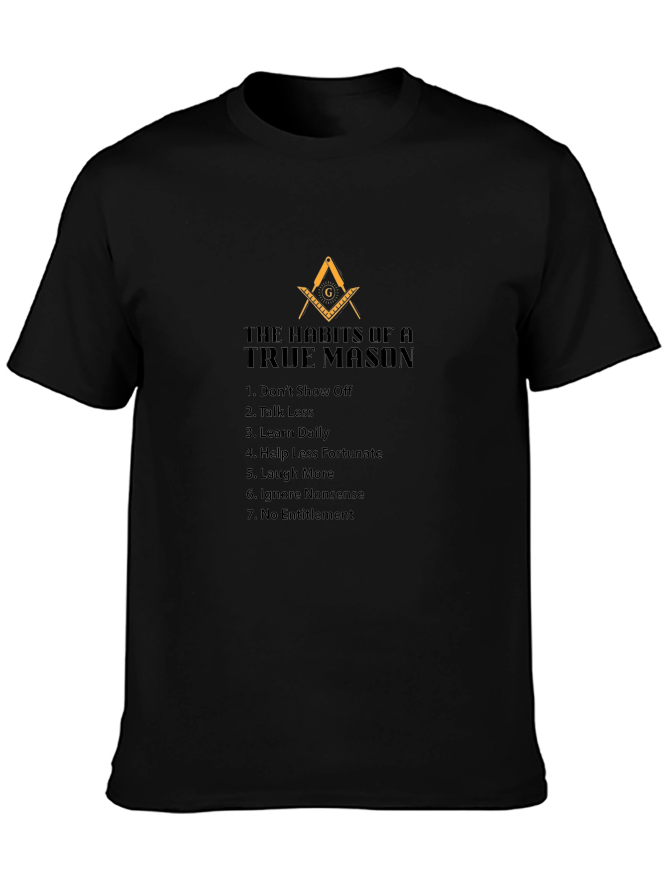 True Mason Habits Graphic T-Shirt