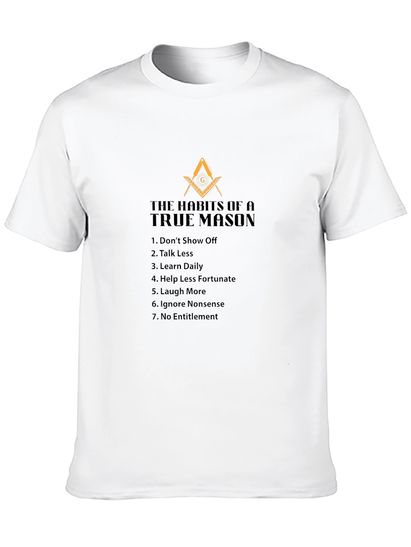 True Mason Habits Graphic T-Shirt