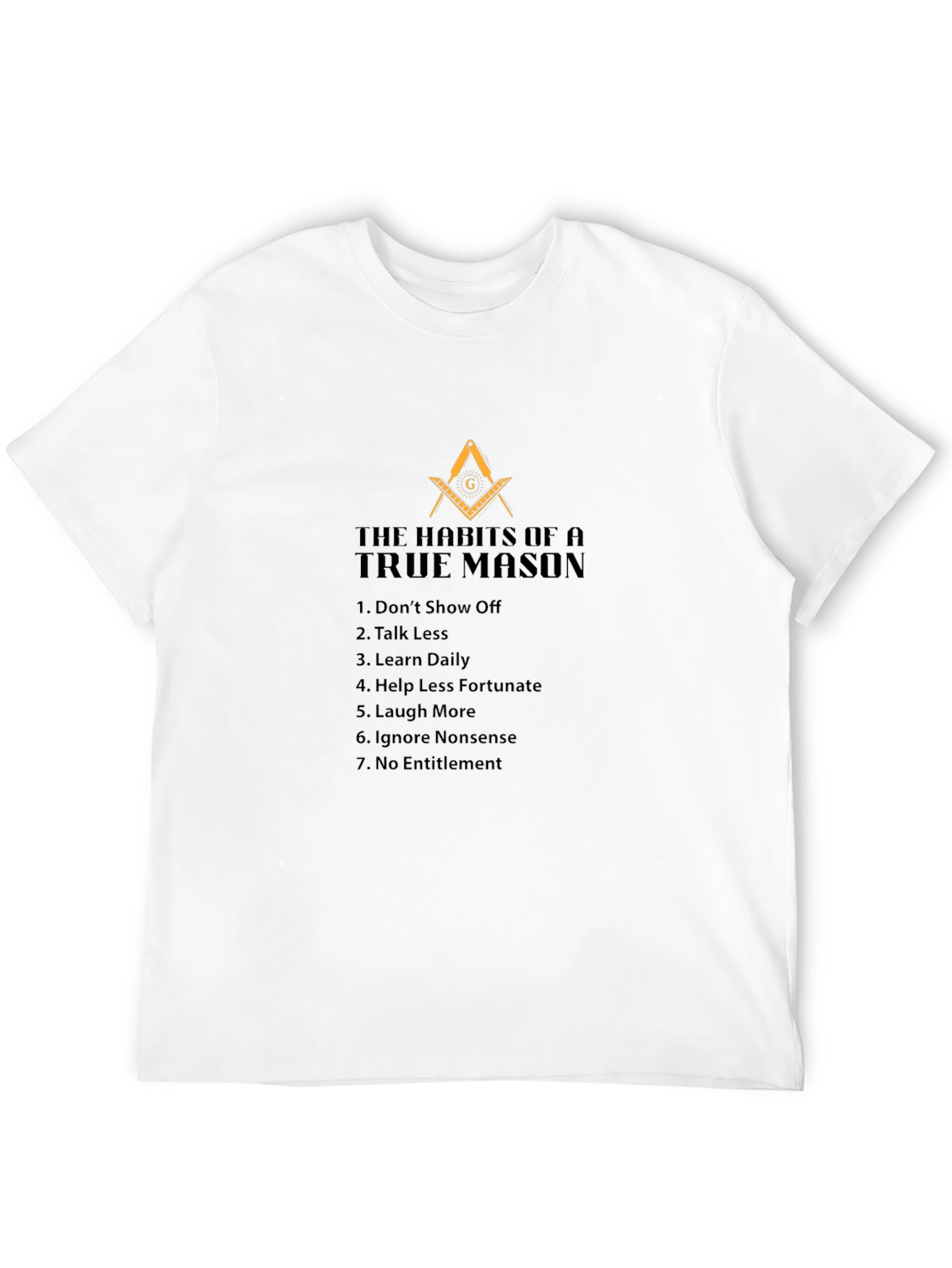 True Mason Habits Graphic T-Shirt