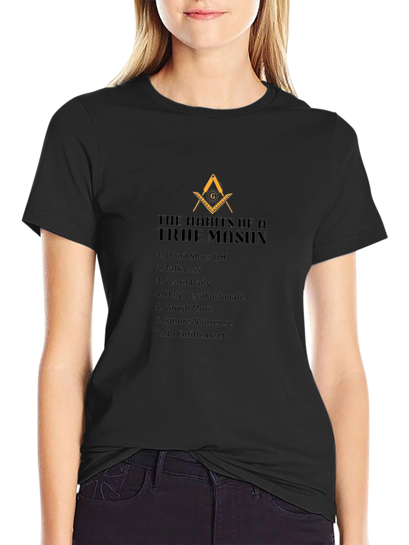 True Mason Habits Graphic T-Shirt