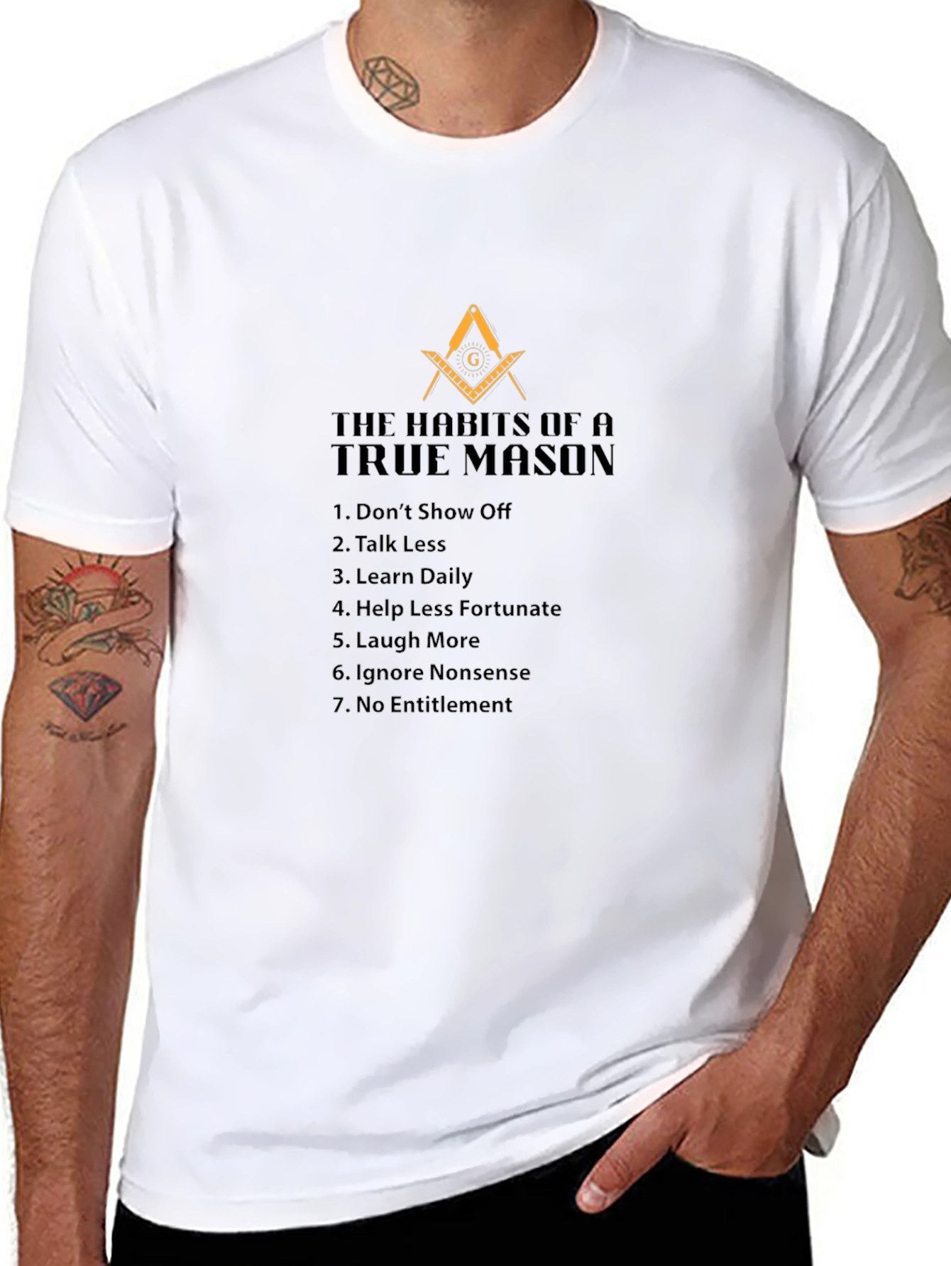 True Mason Habits Graphic T-Shirt
