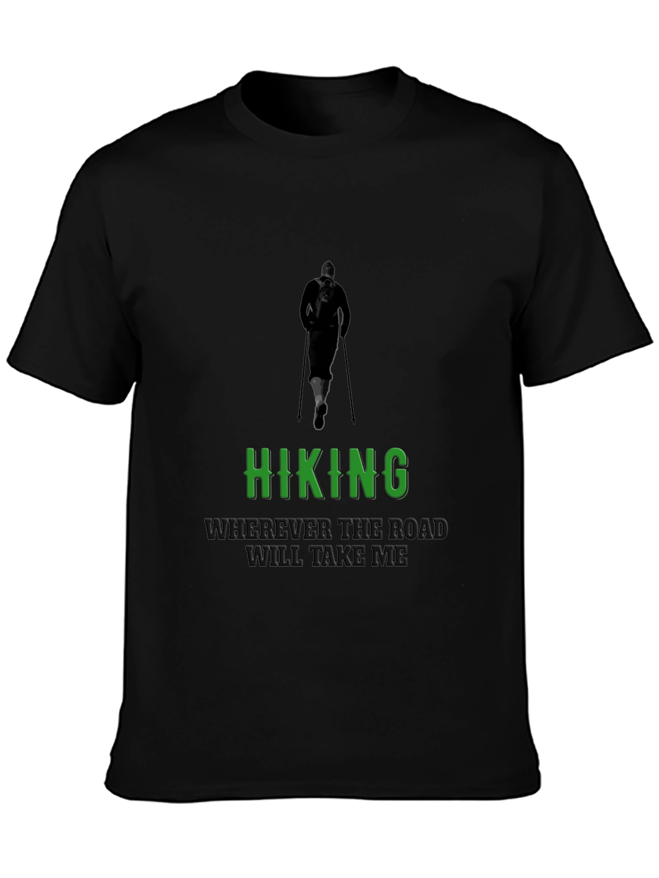 Hiking Adventure Black T-Shirt