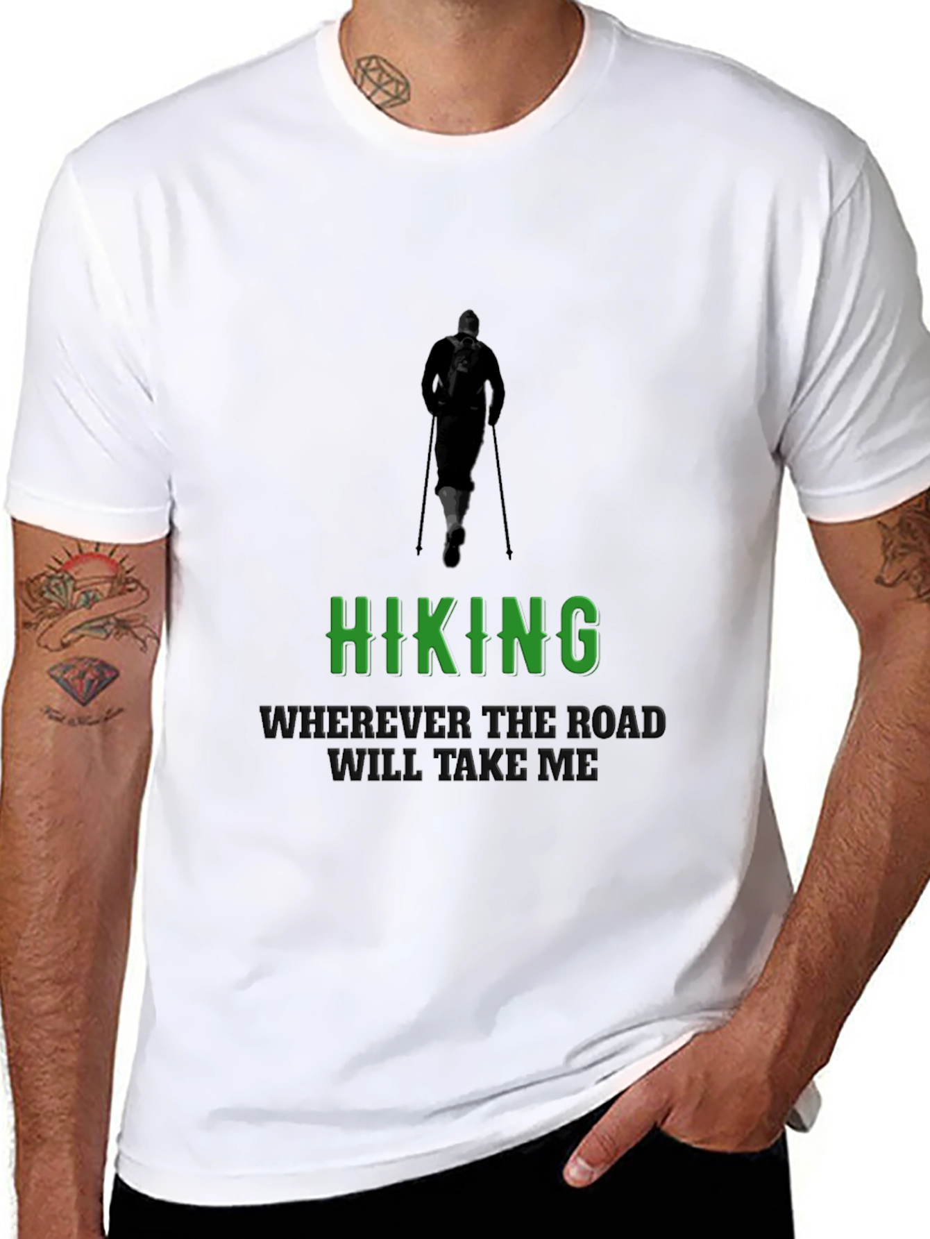 Hiking Adventure Black T-Shirt