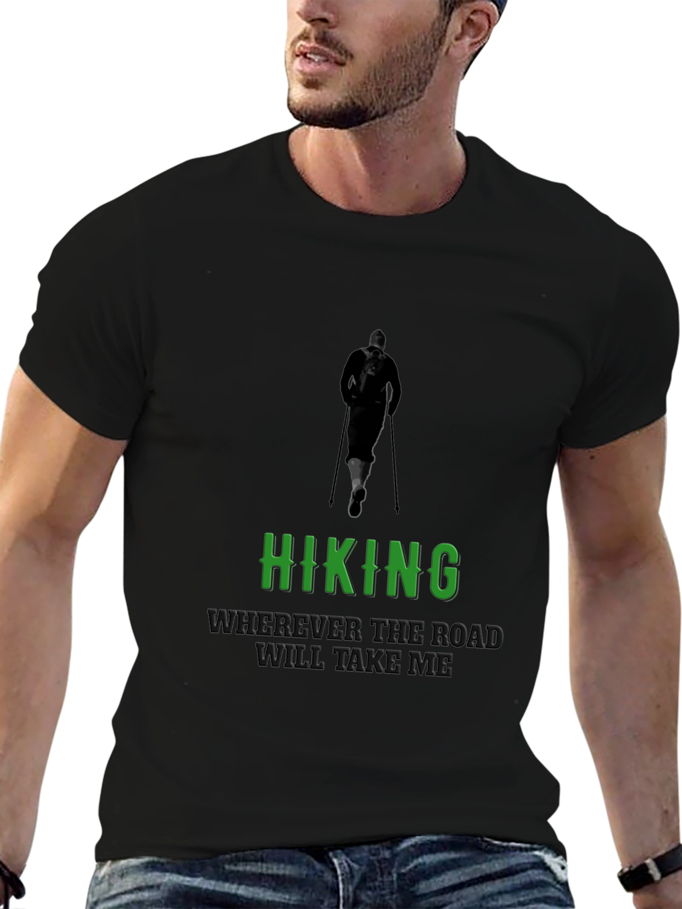 Hiking Adventure Black T-Shirt