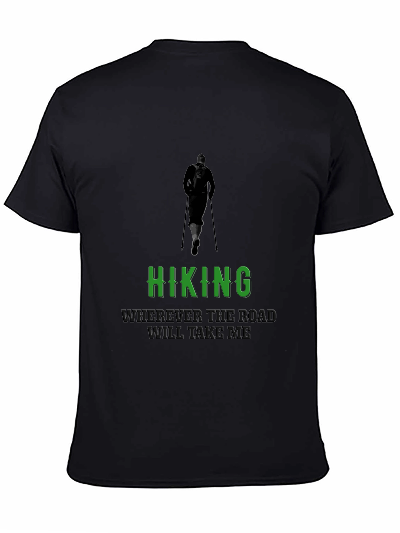 Hiking Adventure Black T-Shirt