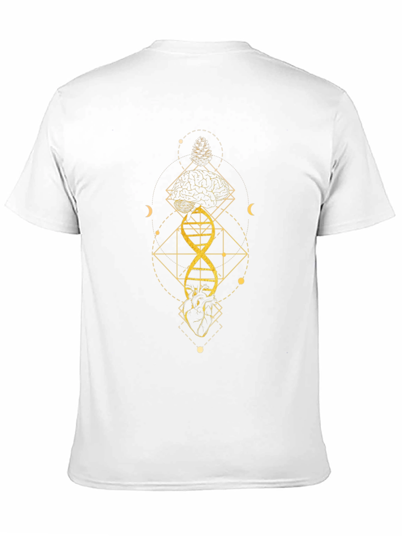 Brain DNA & Heart Graphic Tee