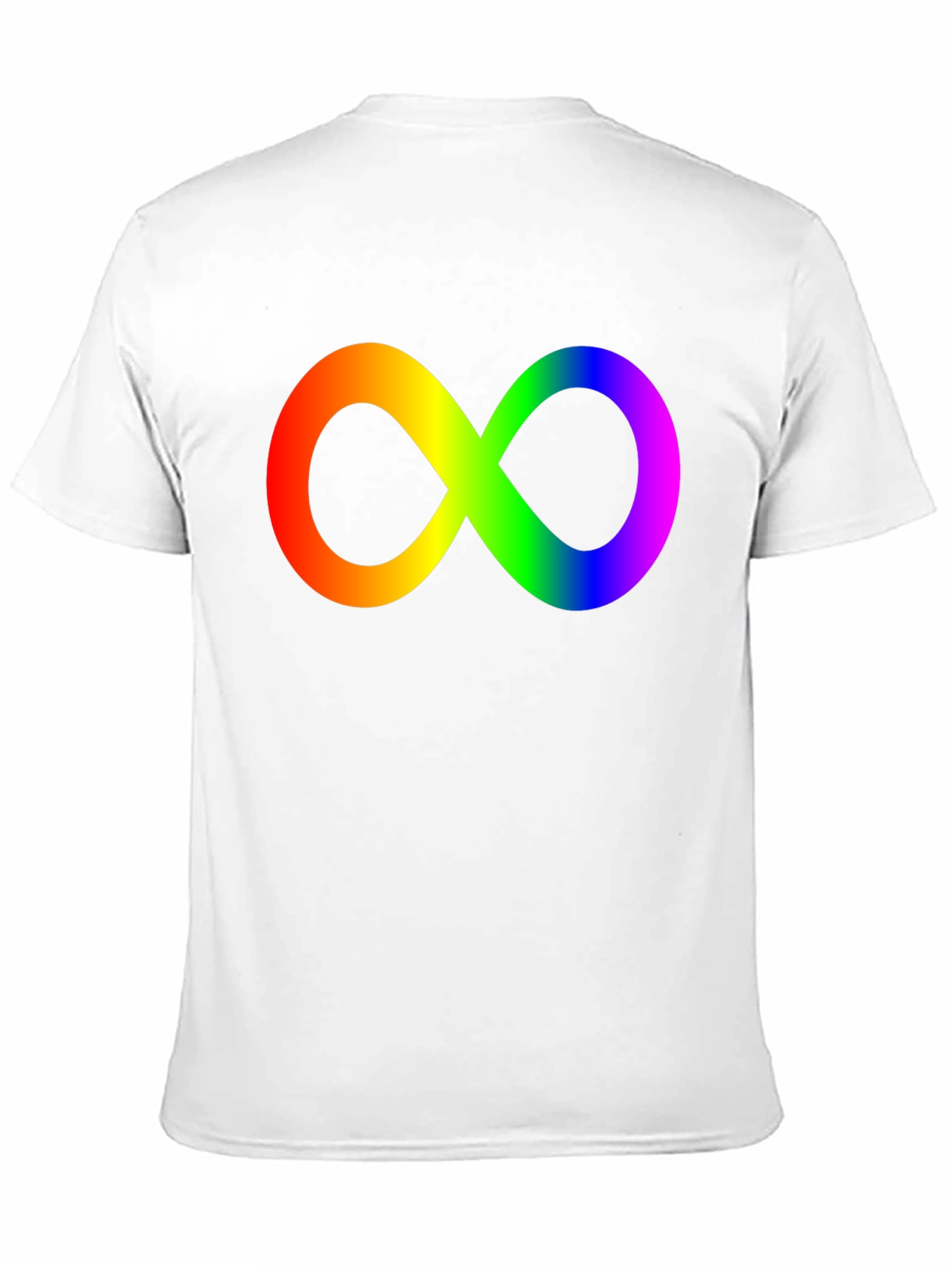 Rainbow Infinity Symbol Black T-Shirt