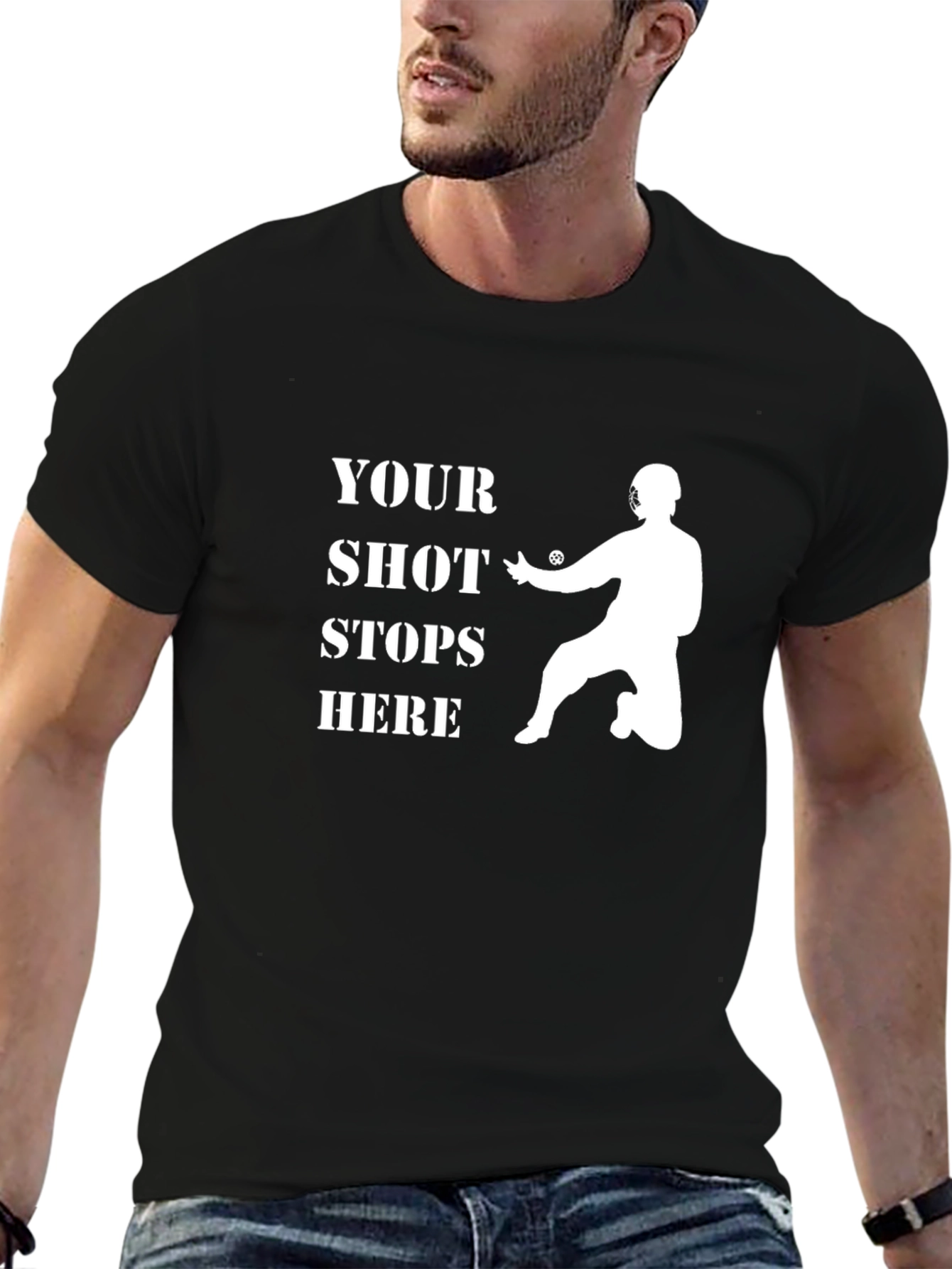Your Shot Stops Here Lacrosse Goalie T-Shirt