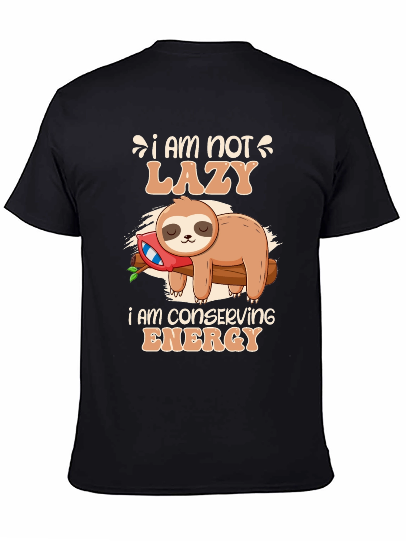 Funny Sloth Conservation Energy T-Shirt