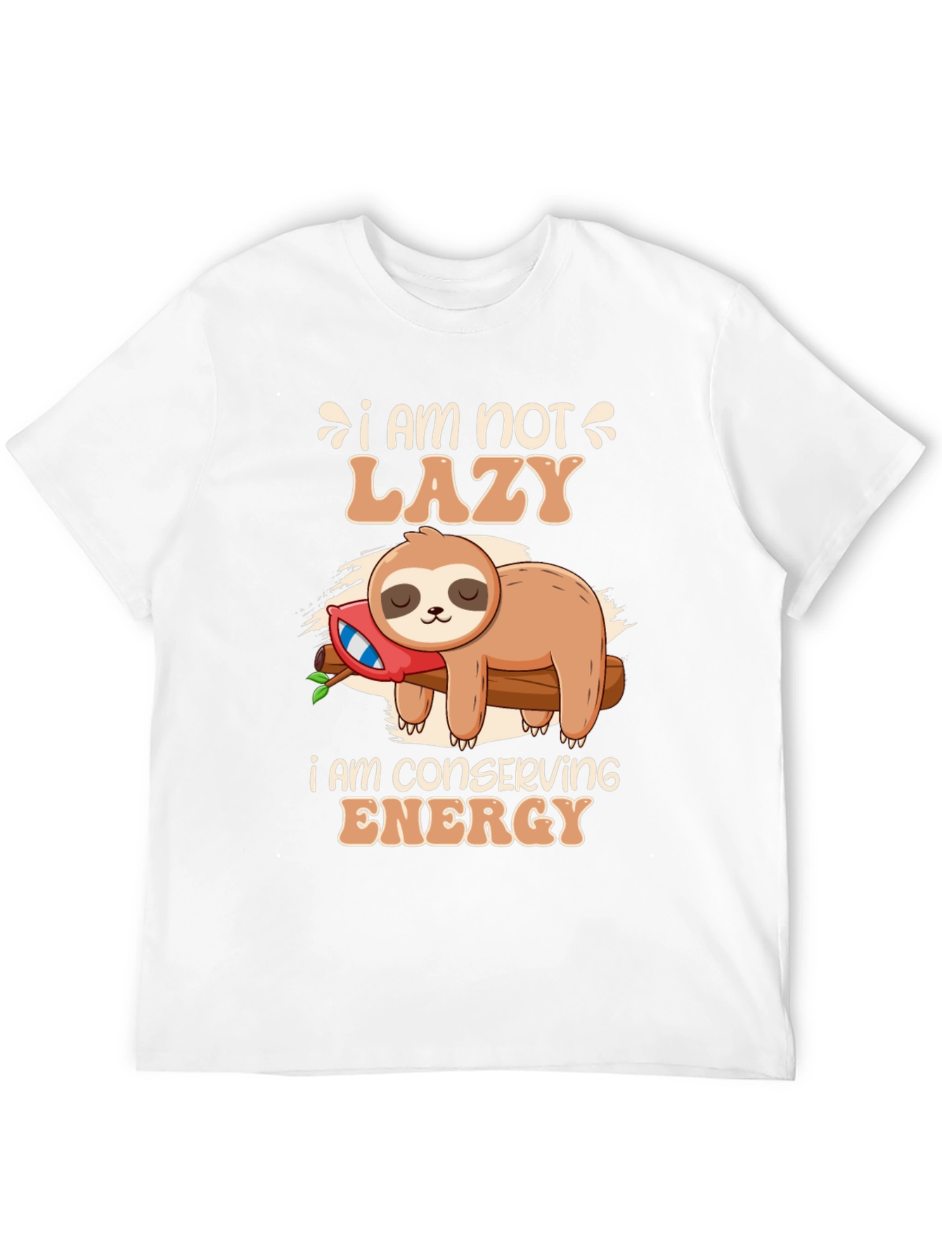 Funny Sloth Conservation Energy T-Shirt