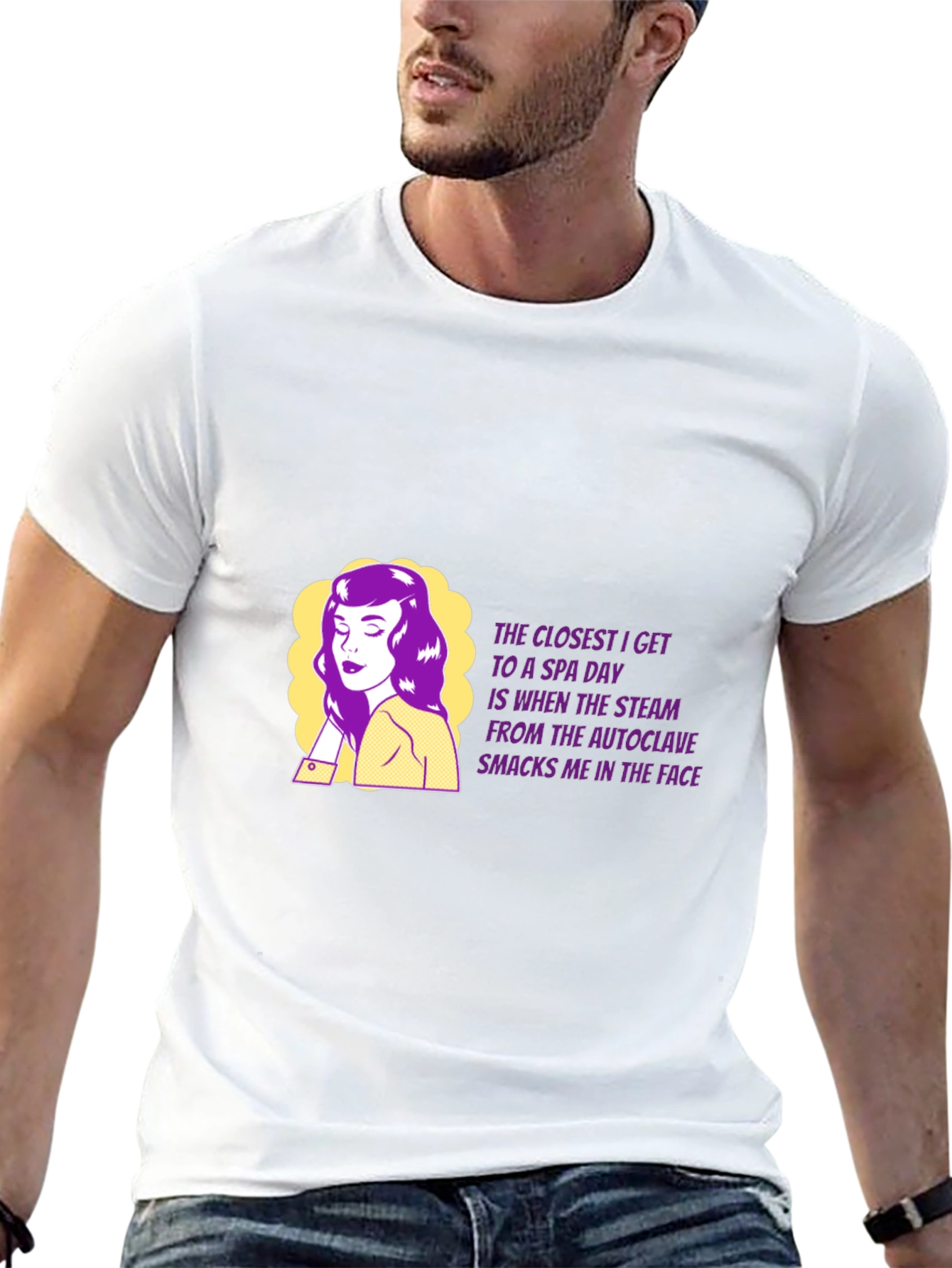 Funny Spa Day Autoclave Steam T-Shirt
