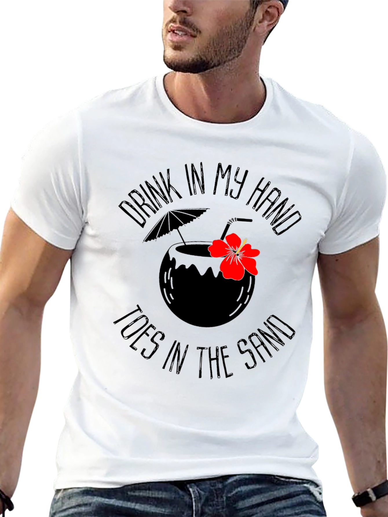 Drink In My Hand T-Shirt - Island Vibes