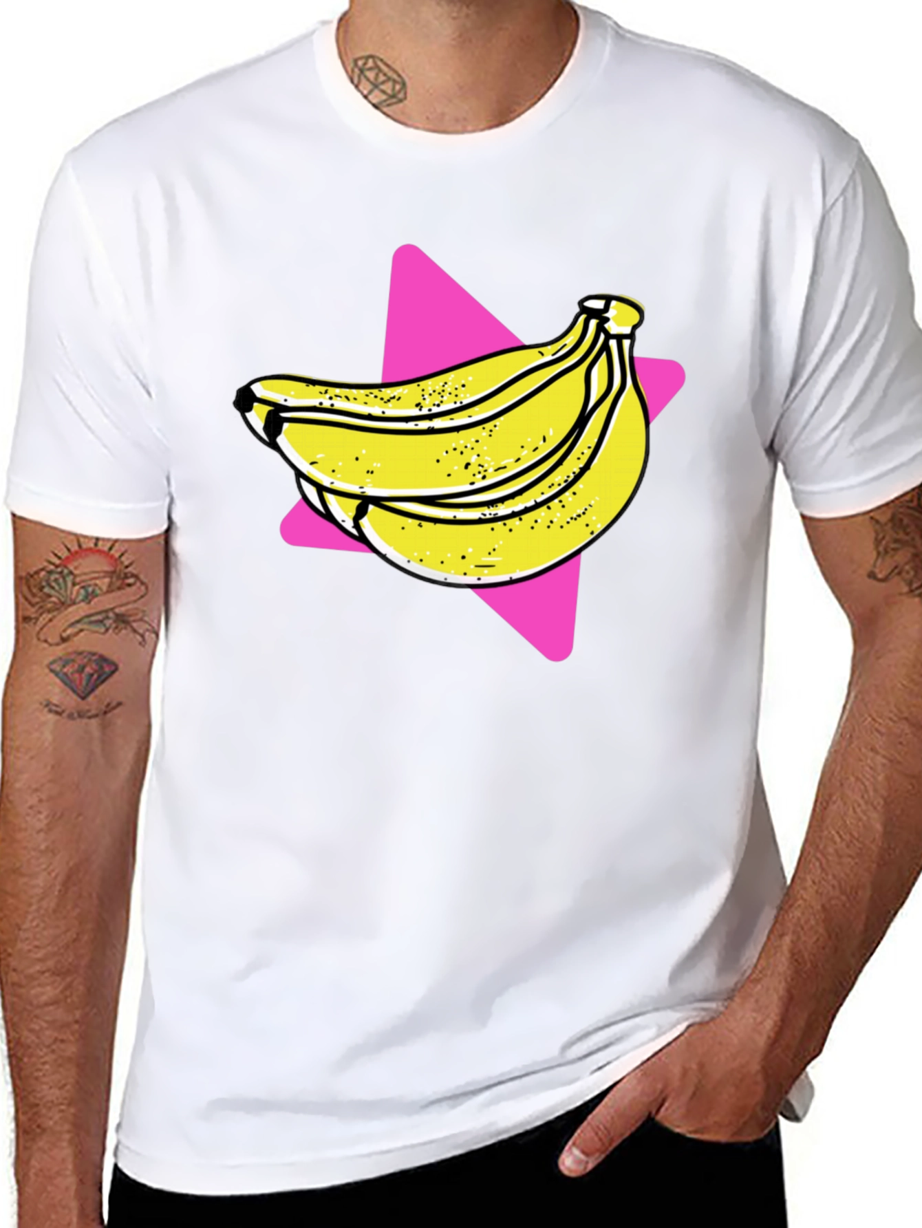 Banana Graphic Tee - Retro Style