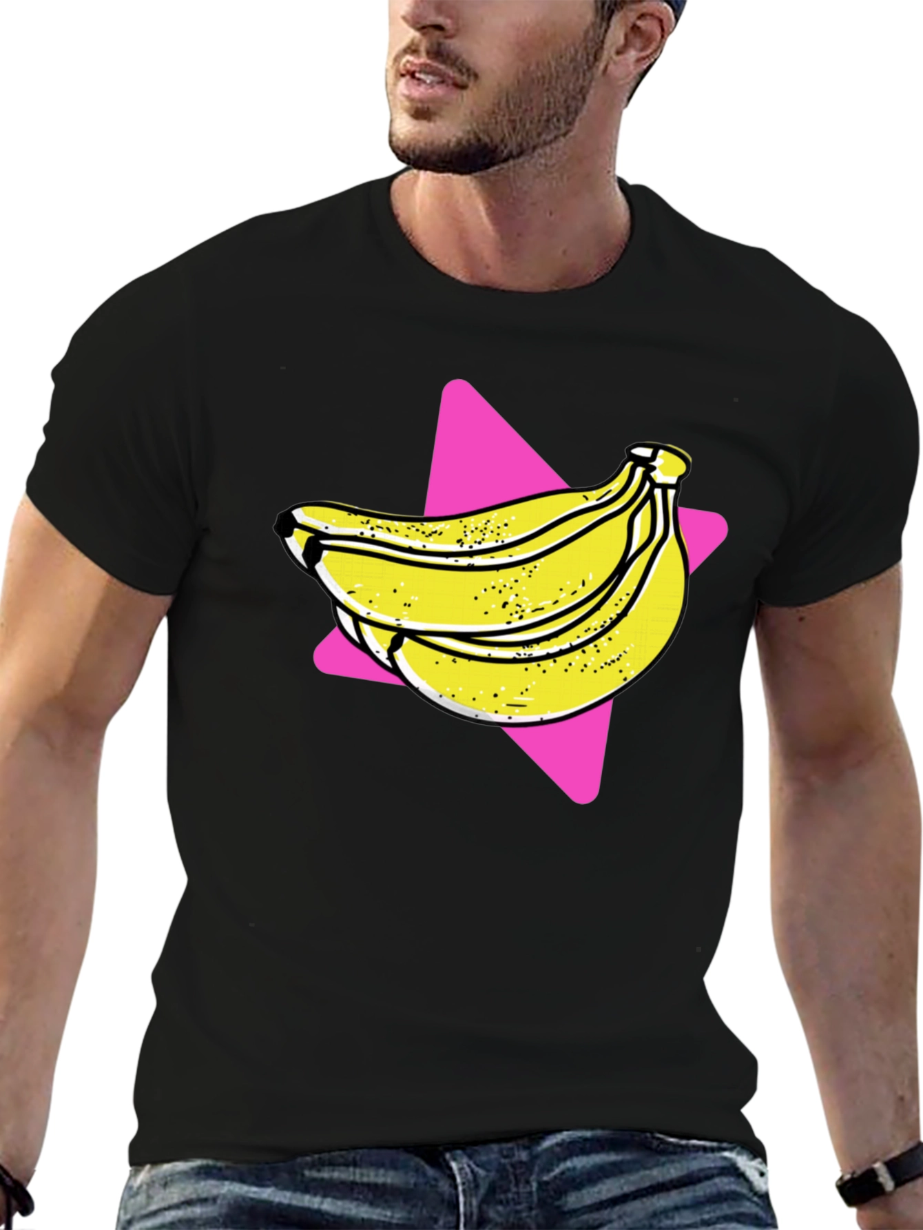 Banana Graphic Tee - Retro Style