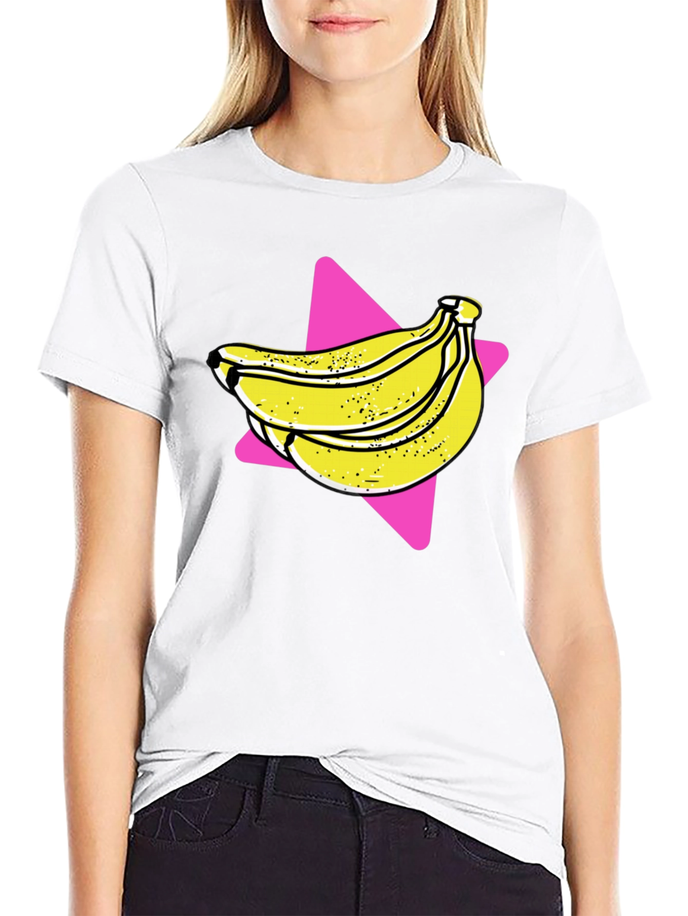 Banana Graphic Tee - Retro Style