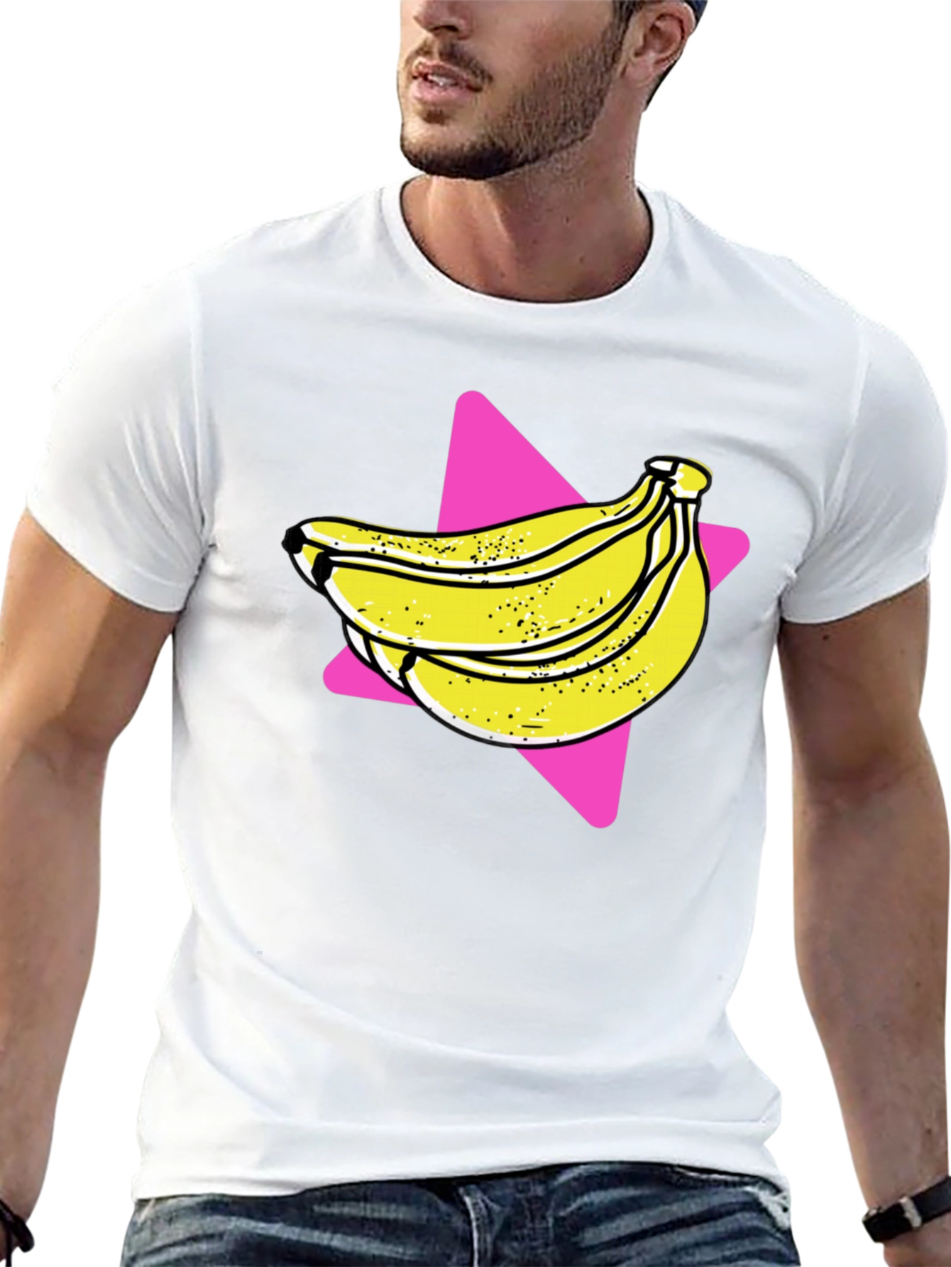 Banana Graphic Tee - Retro Style