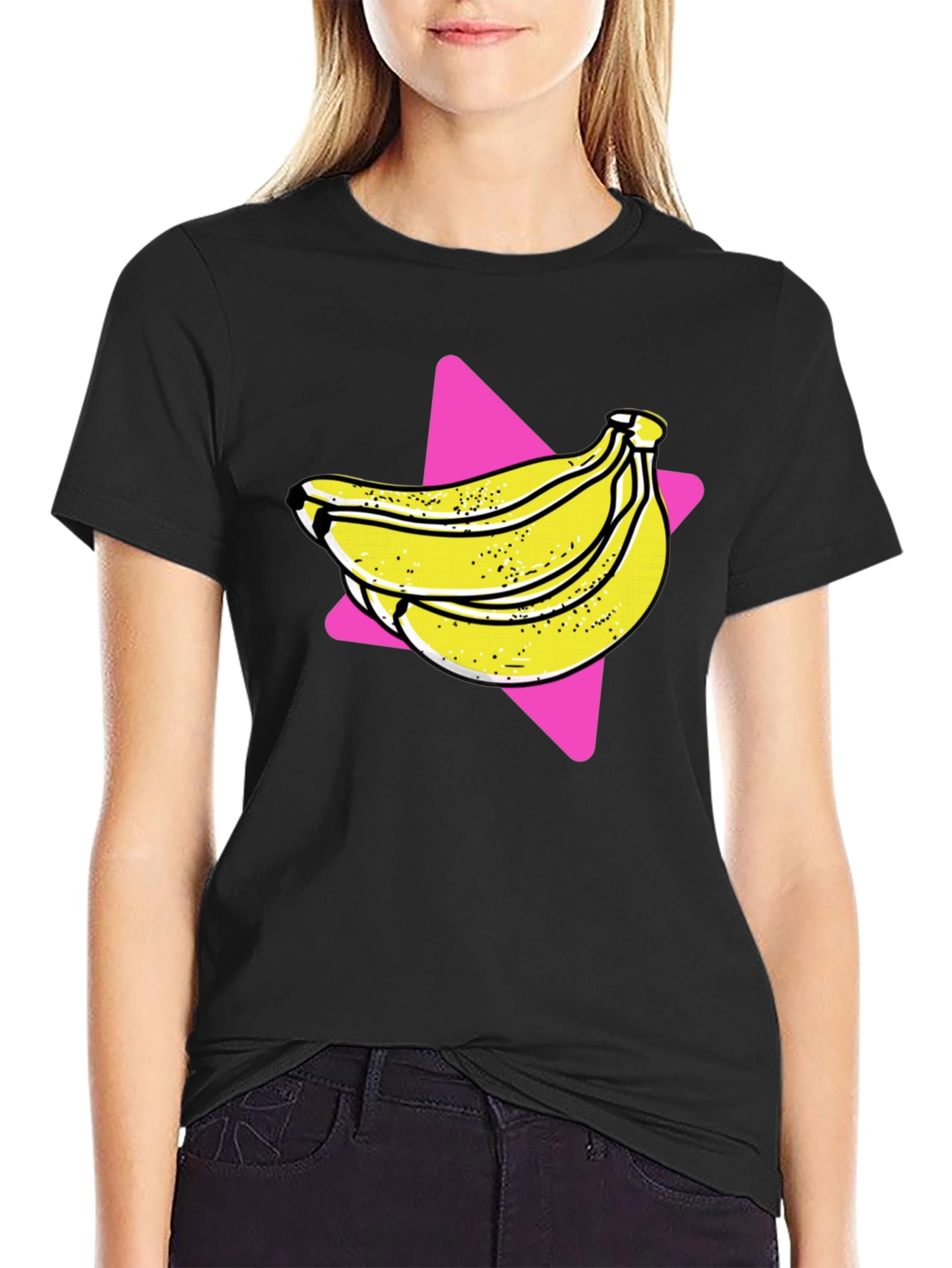 Banana Graphic Tee - Retro Style