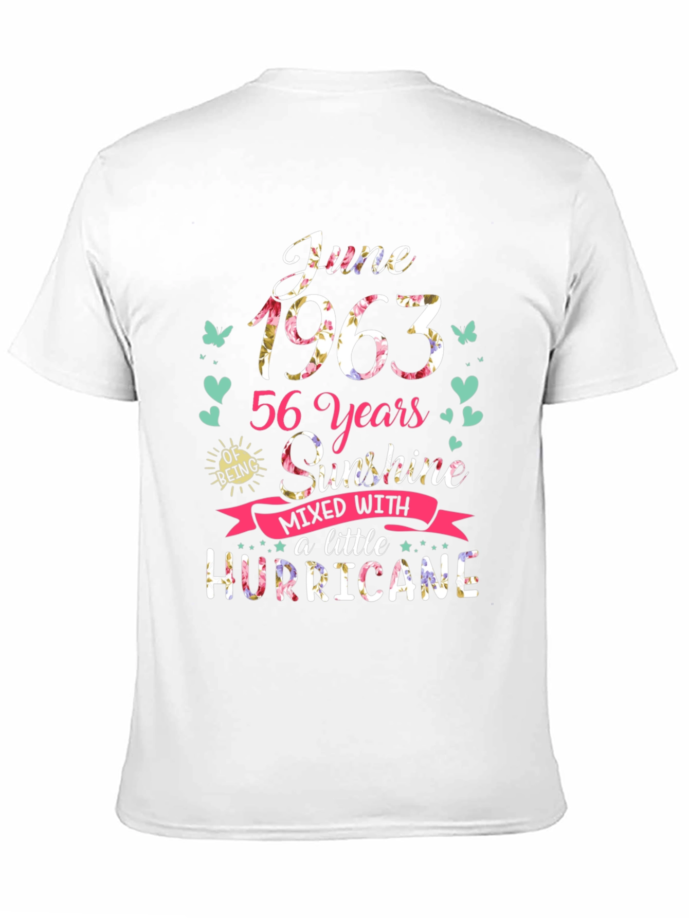 June 1963 56 Years Sunshine Hurricane T-Shirt