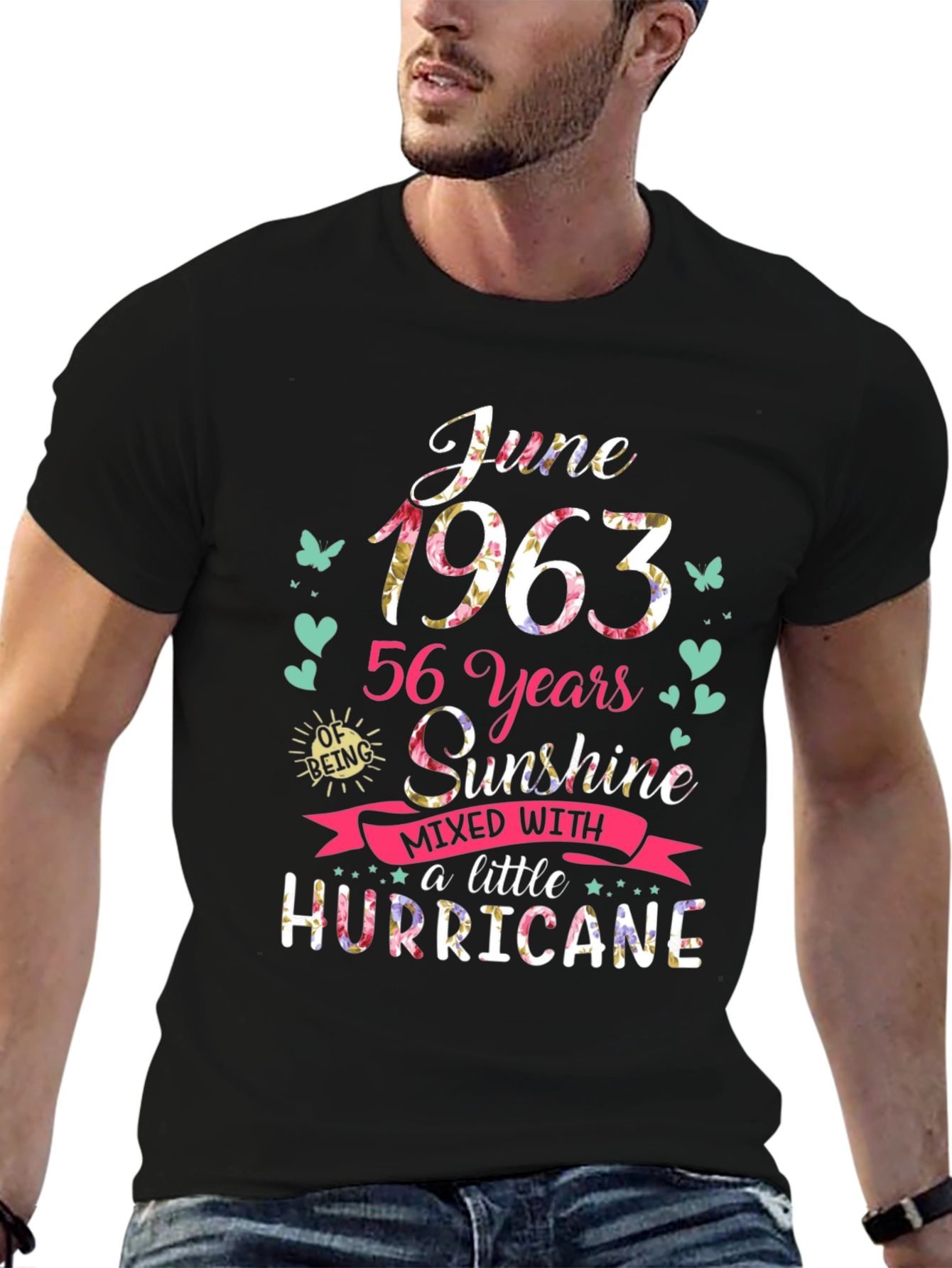 June 1963 56 Years Sunshine Hurricane T-Shirt