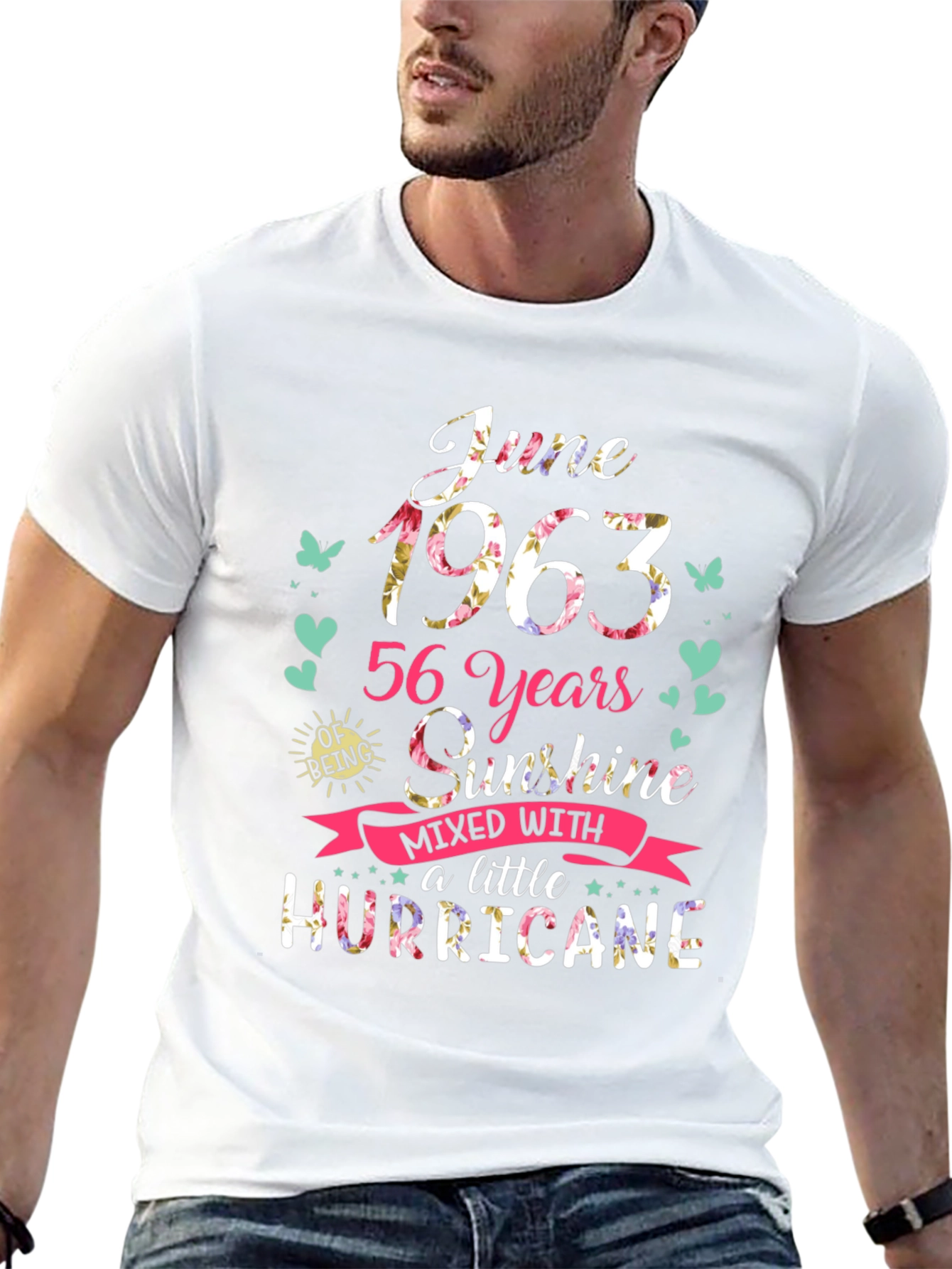 June 1963 56 Years Sunshine Hurricane T-Shirt