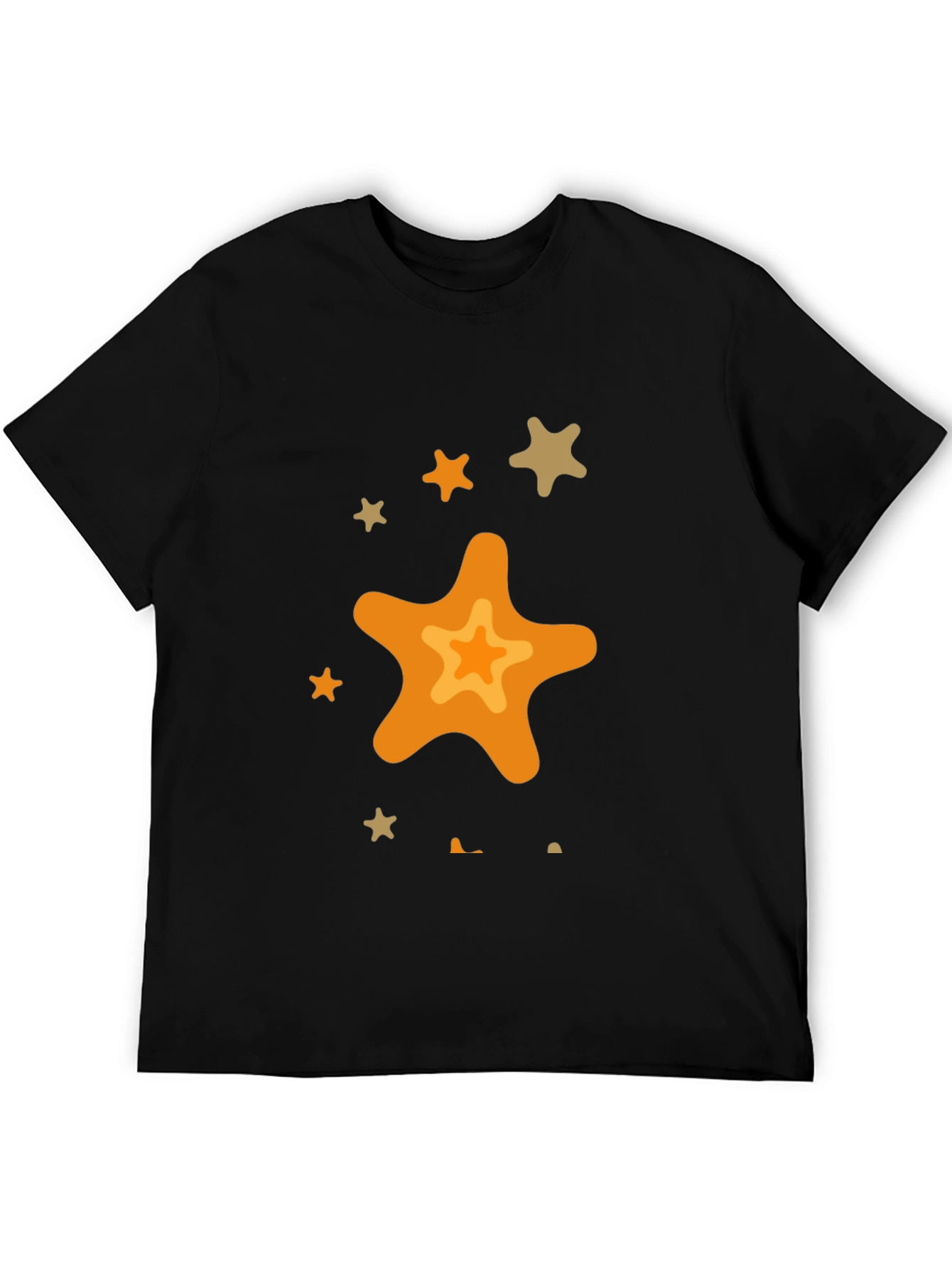 Star Graphic Black T-Shirt - Casual Style