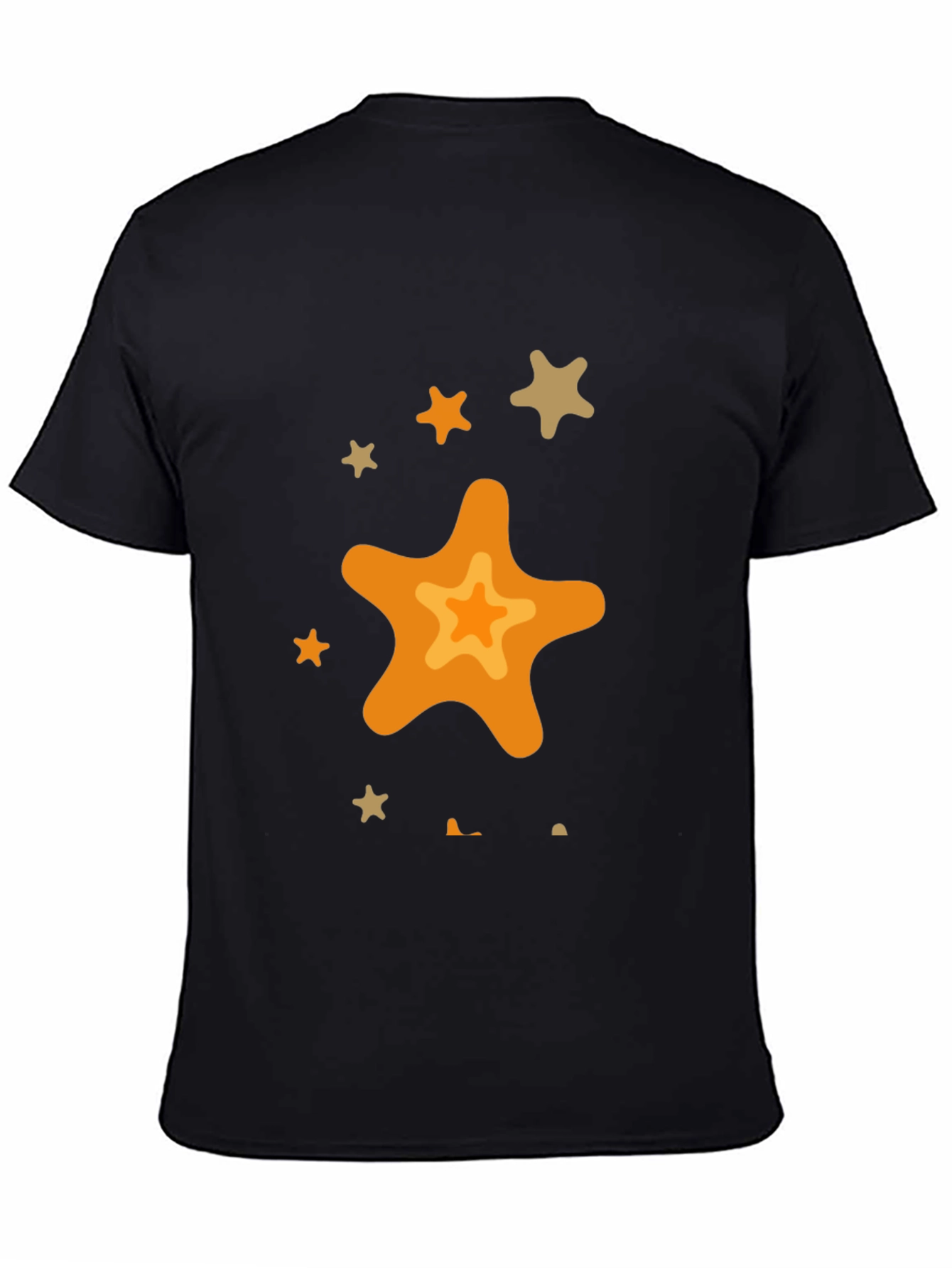 Star Graphic Black T-Shirt - Casual Style