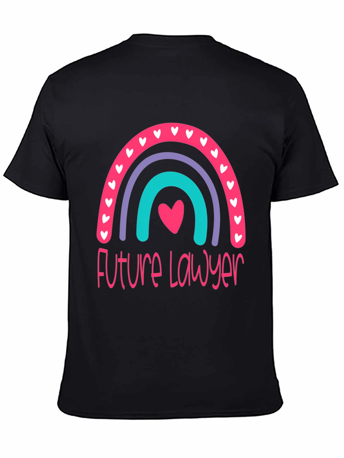 Future Lawyer Rainbow Graphic T-Shirt