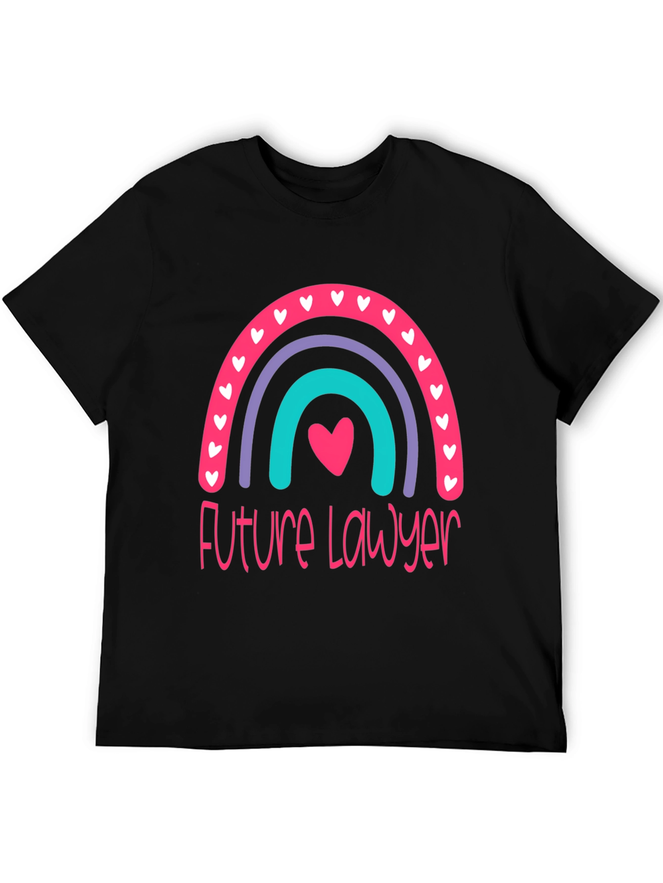 Future Lawyer Rainbow Graphic T-Shirt