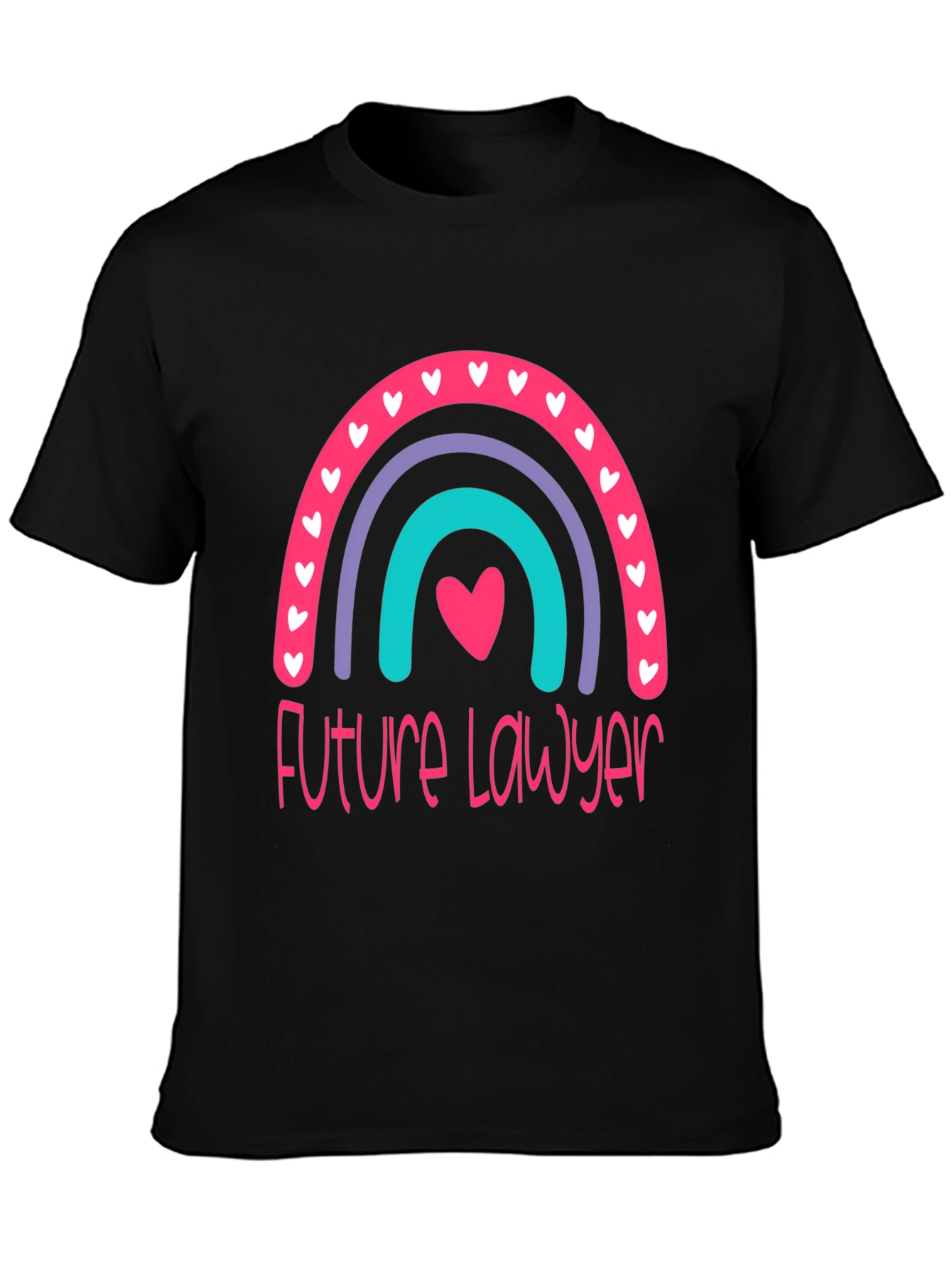 Future Lawyer Rainbow Graphic T-Shirt