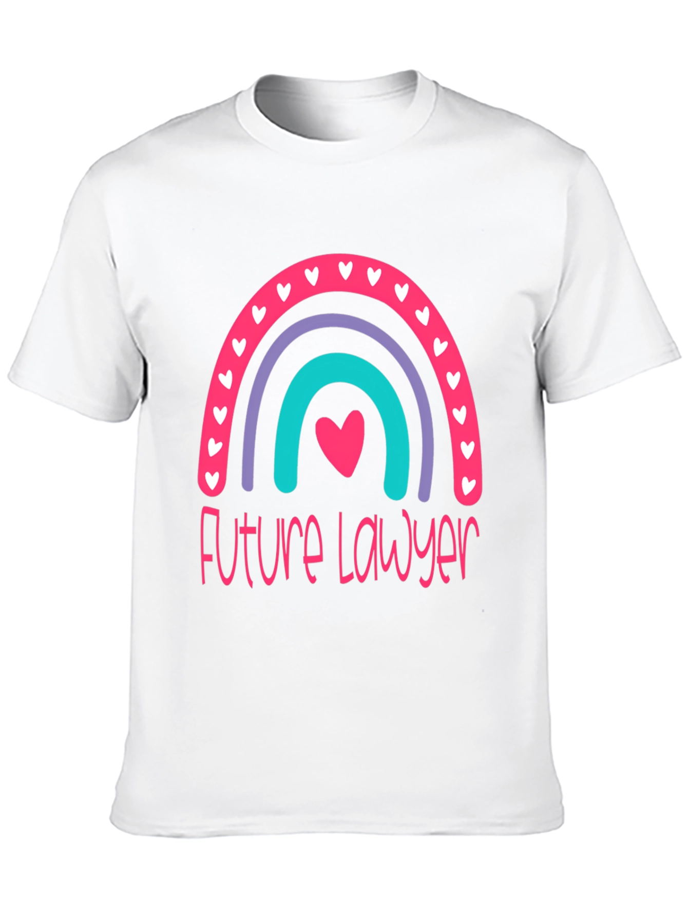 Future Lawyer Rainbow Graphic T-Shirt