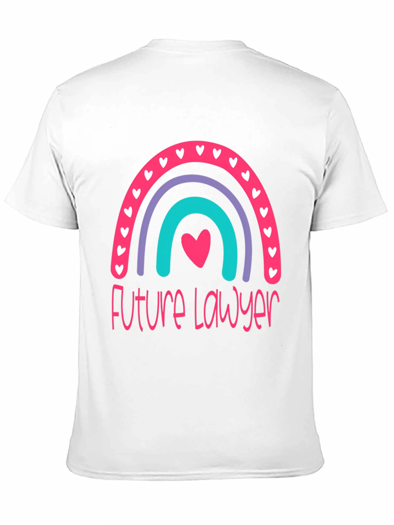 Future Lawyer Rainbow Graphic T-Shirt