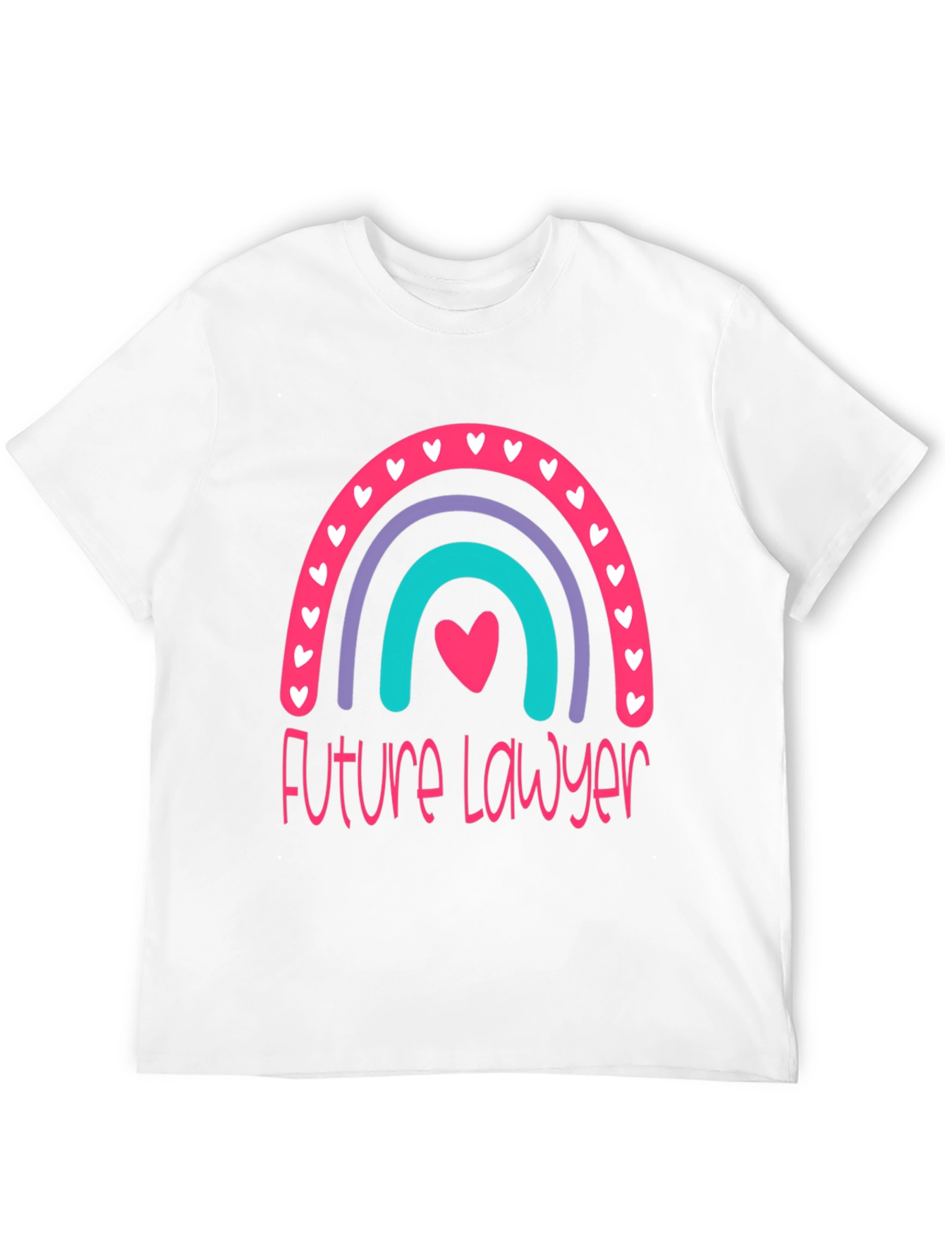 Future Lawyer Rainbow Graphic T-Shirt
